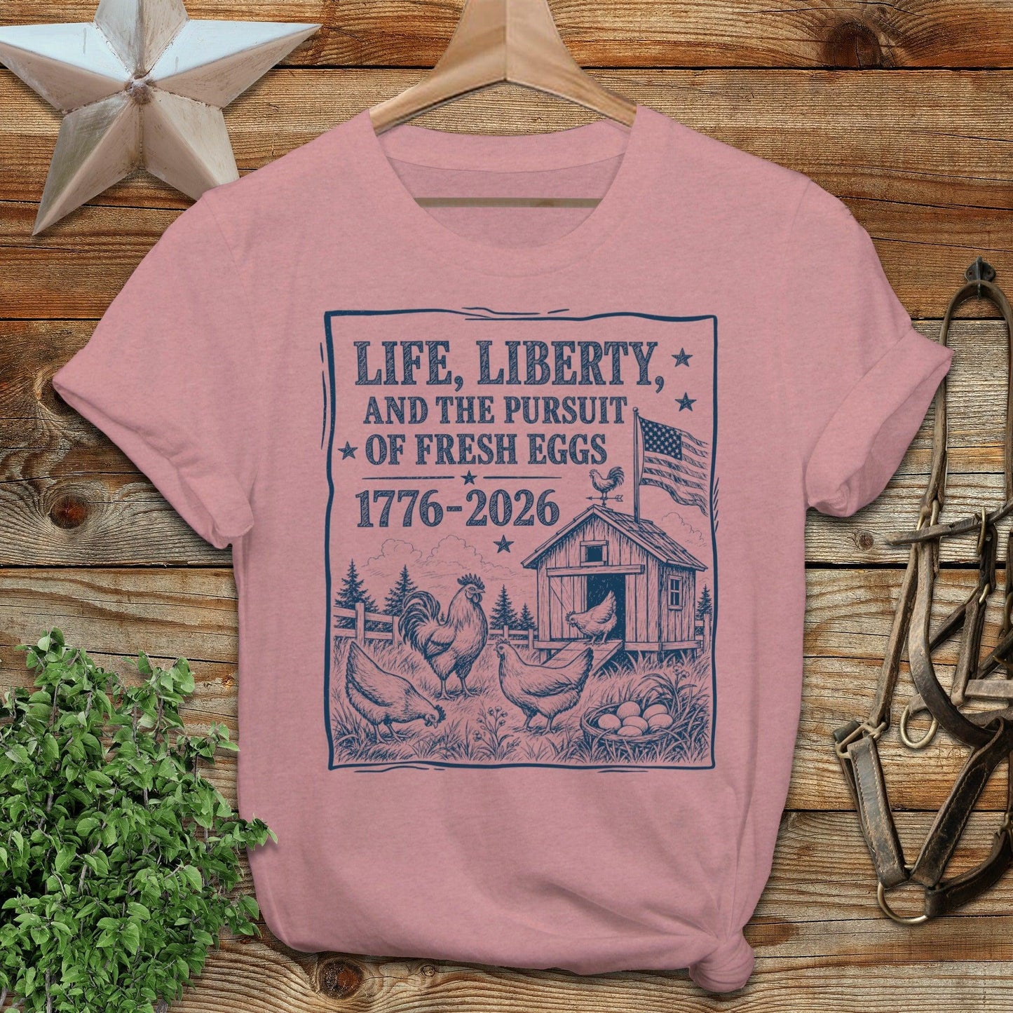 Life, Liberty, Pursuit of Fresh Eggs Softstyle Tee