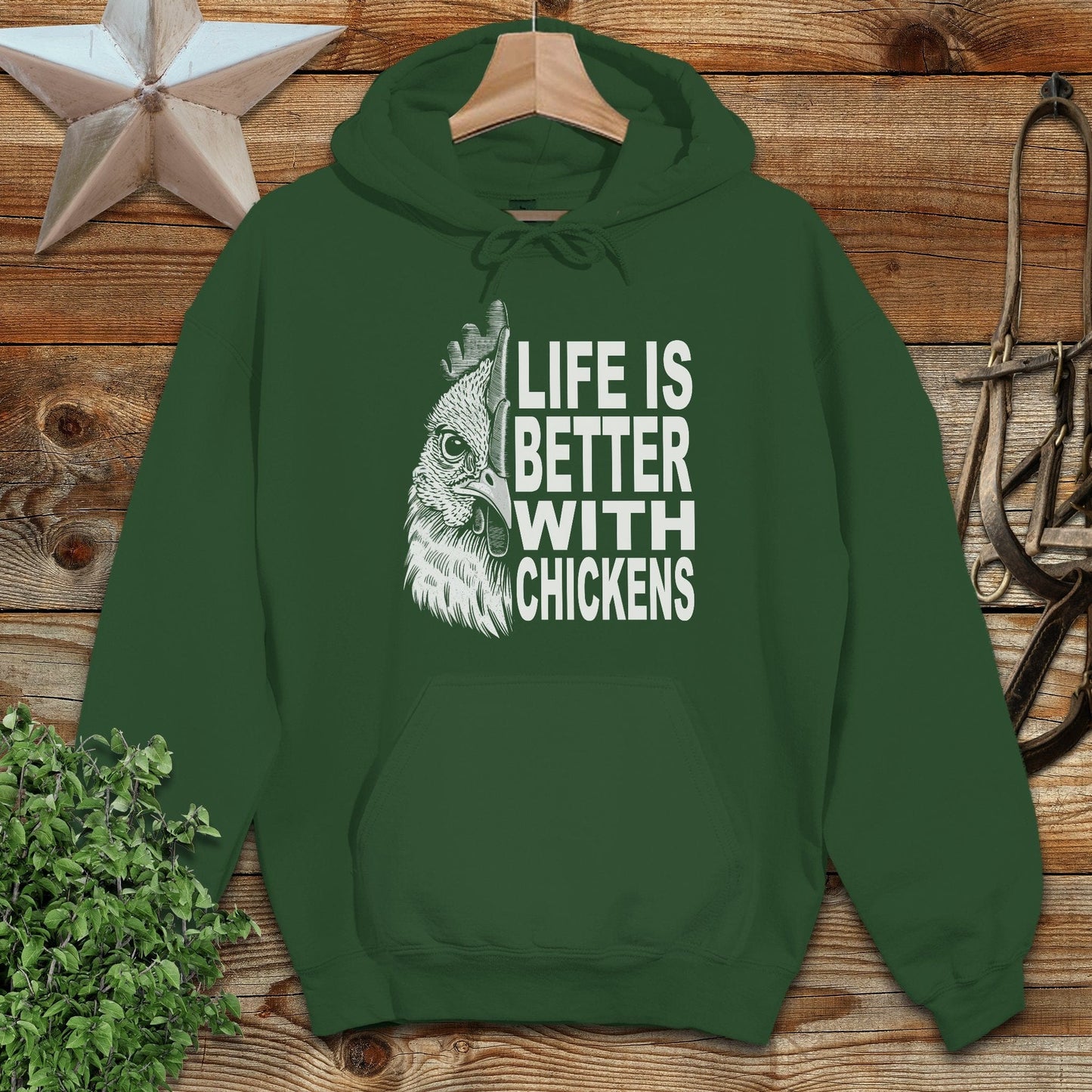 Life With Chickens Hoodie