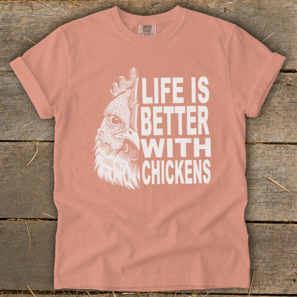 Life With Chickens Signature Tee
