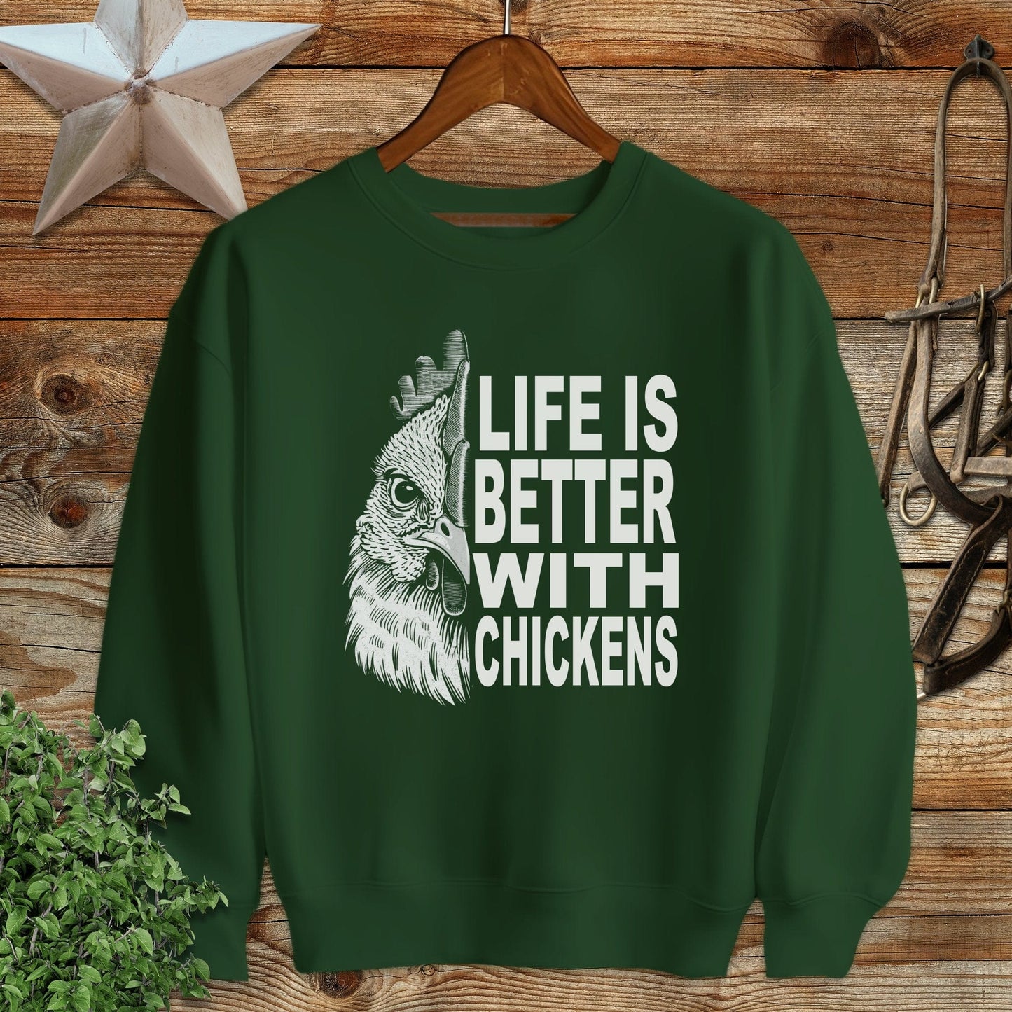 Life With Chickens Sweatshirt