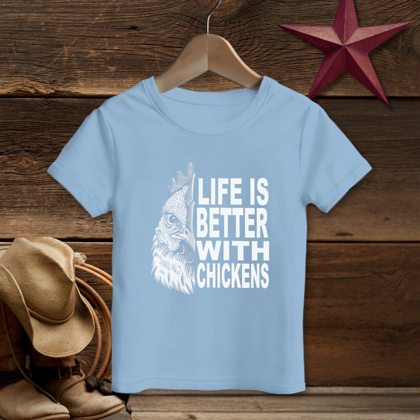 Life With Chickens T-shirt (Toddler)