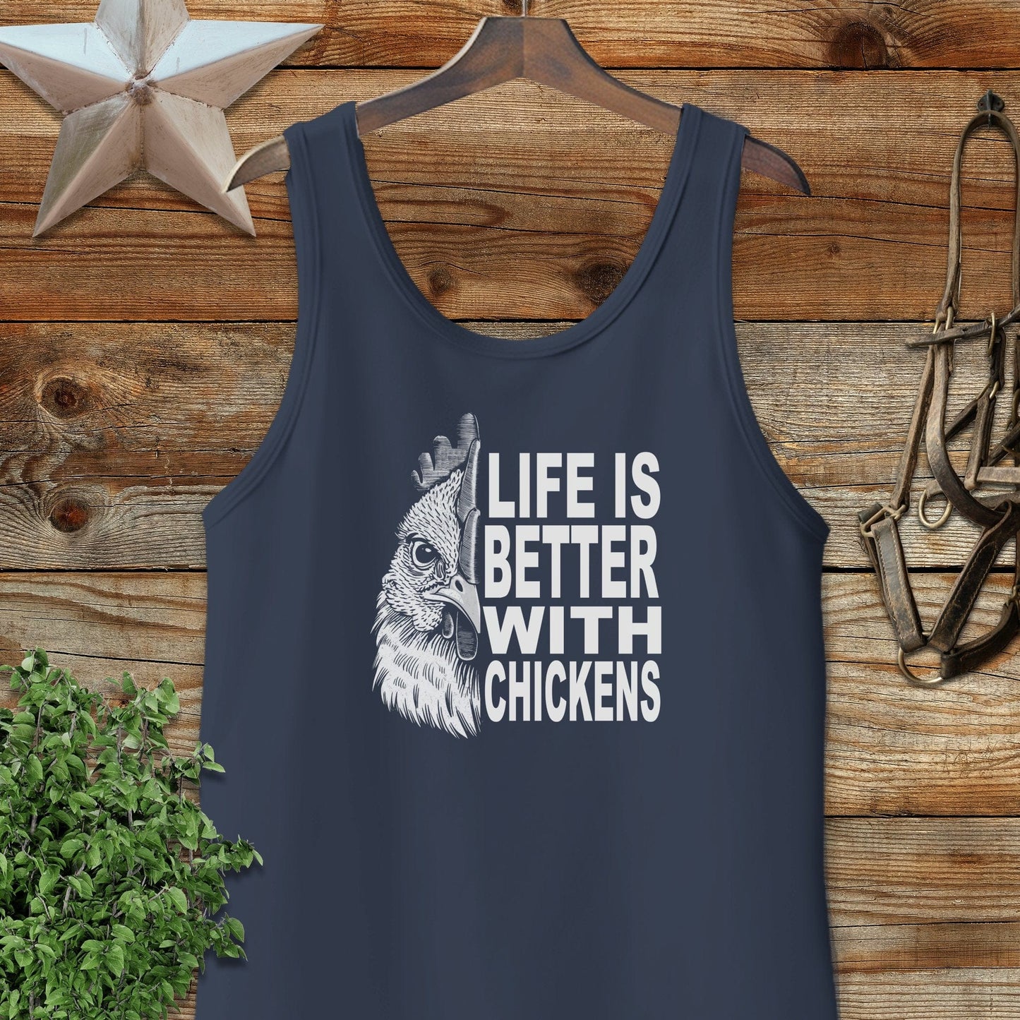 Life With Chickens Tank Top