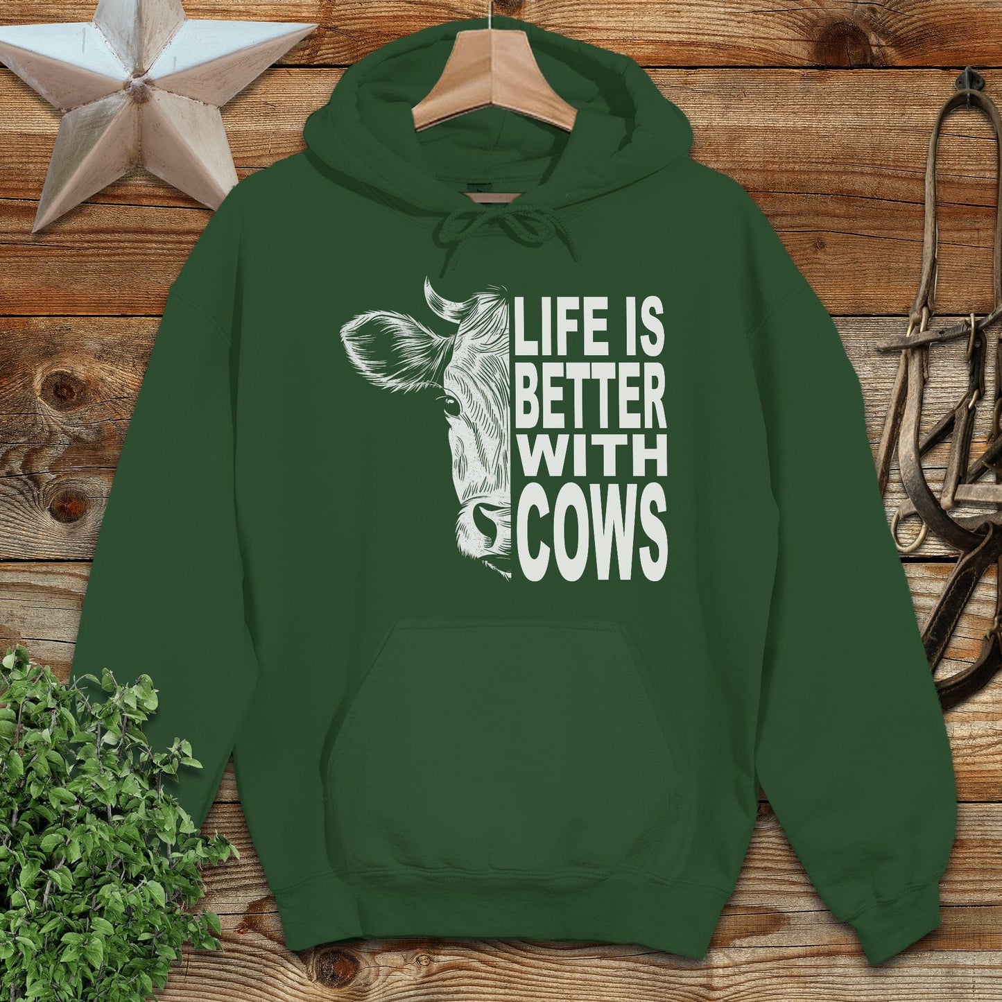 Life With Cows Hoodie