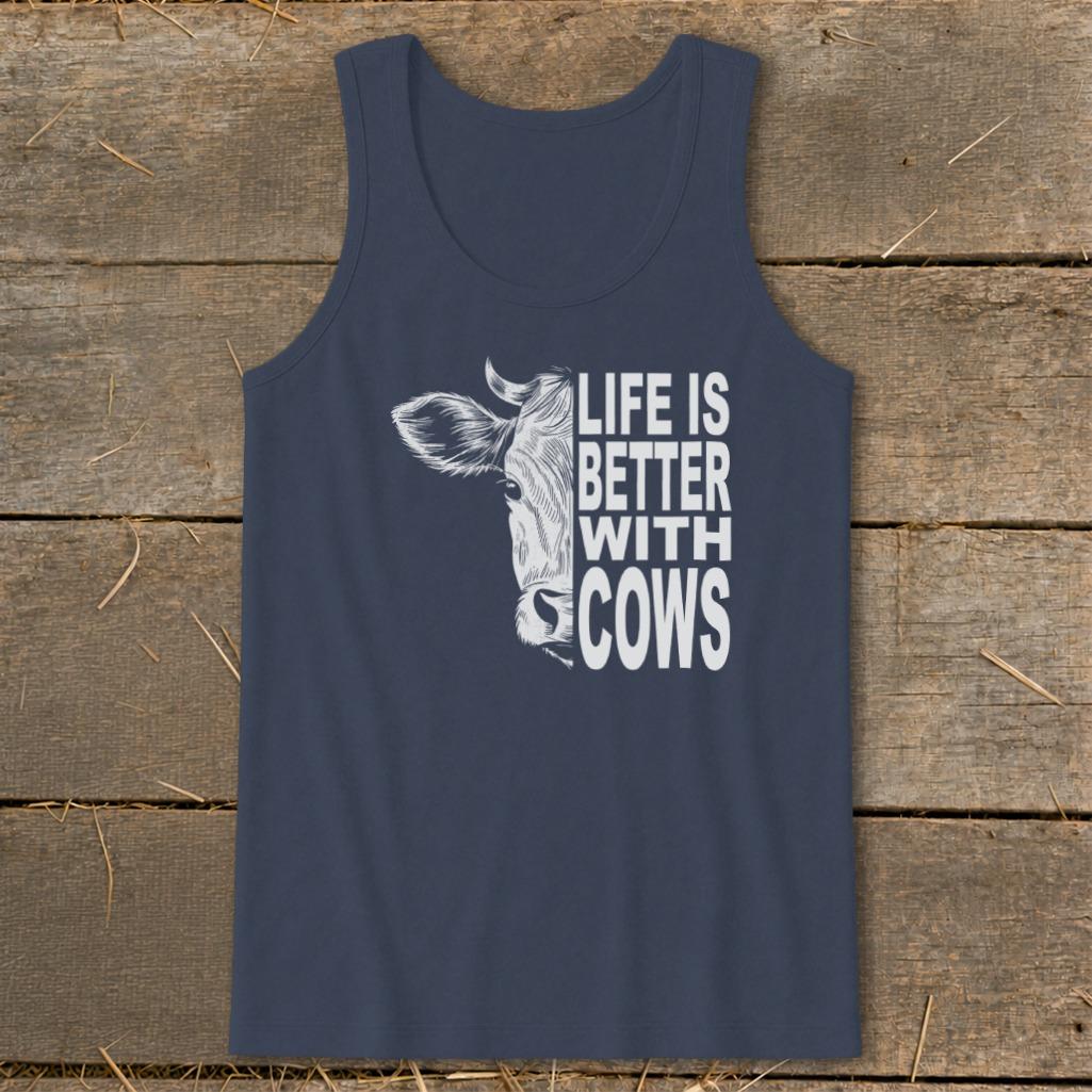 Life With Cows Tank Top