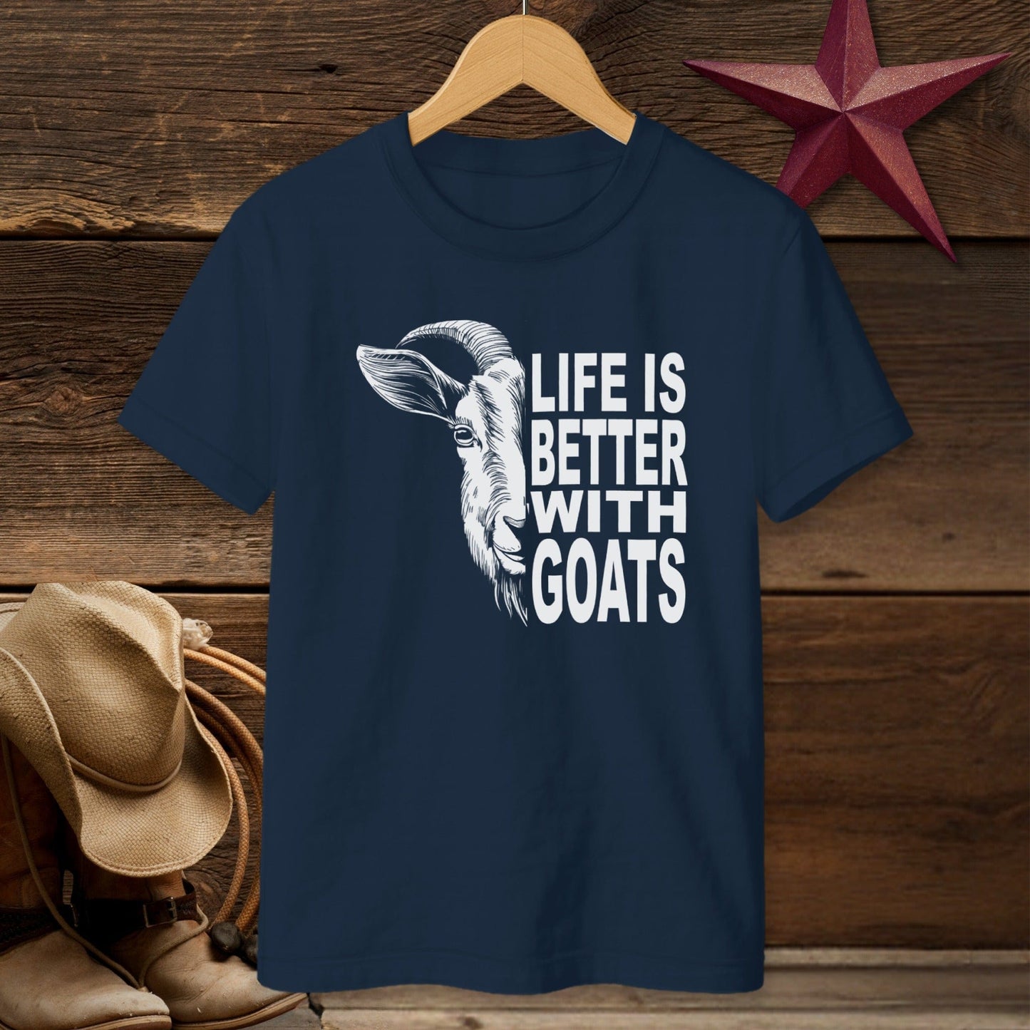 Life With Goats T-shirt (Youth)