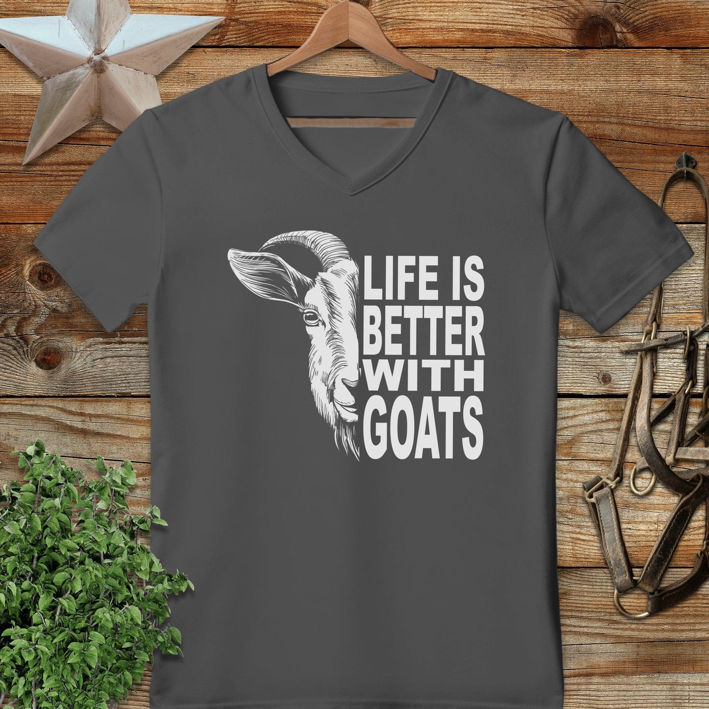Life With Goats V-neck