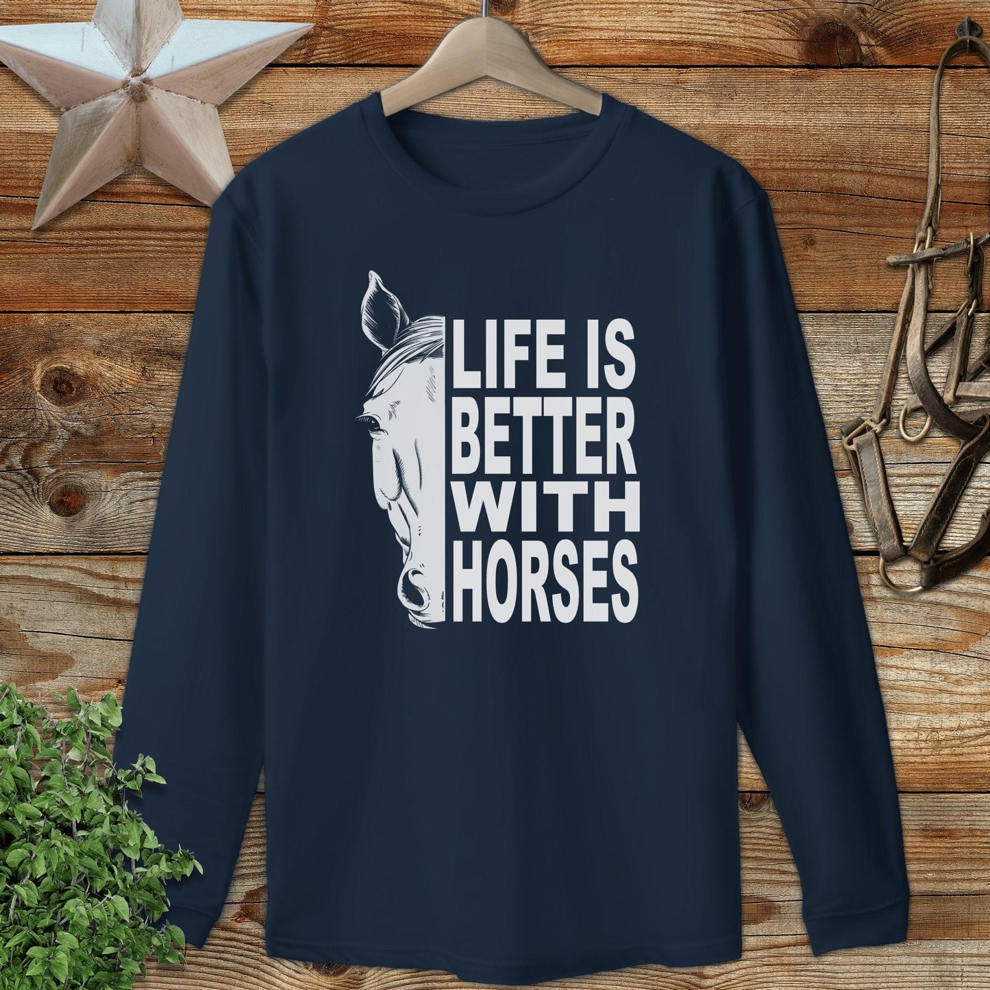 Life With Horses Long Sleeve Tee