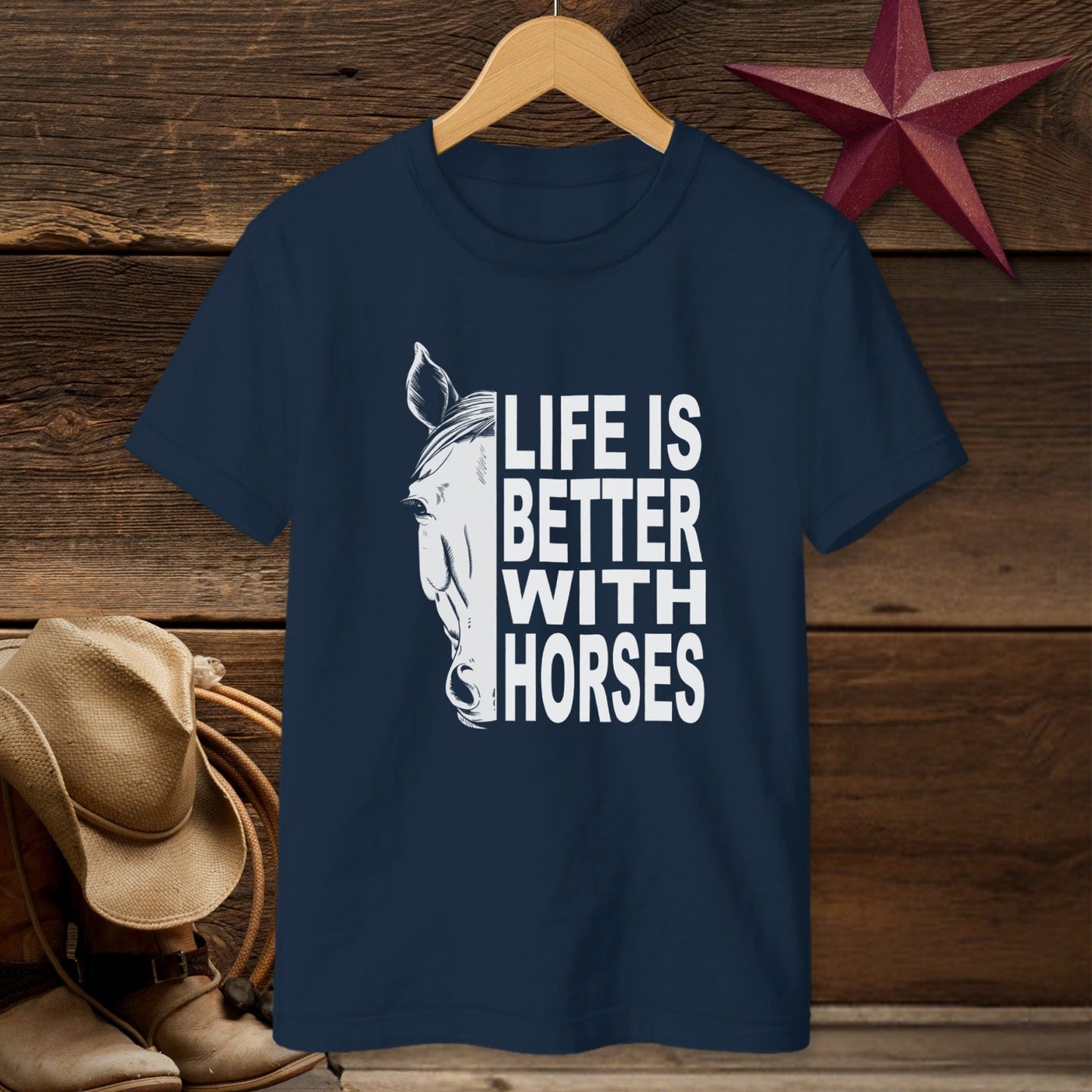Life With Horses T-shirt (Youth)