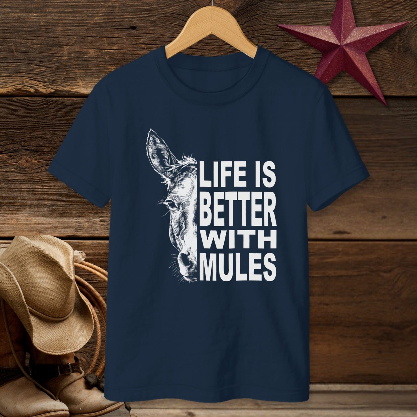 Life With Mules T-shirt (Youth)