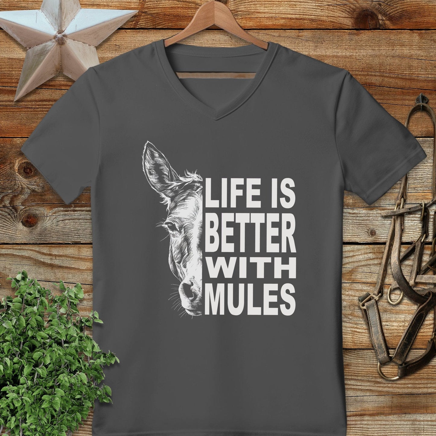 Life With Mules V-neck