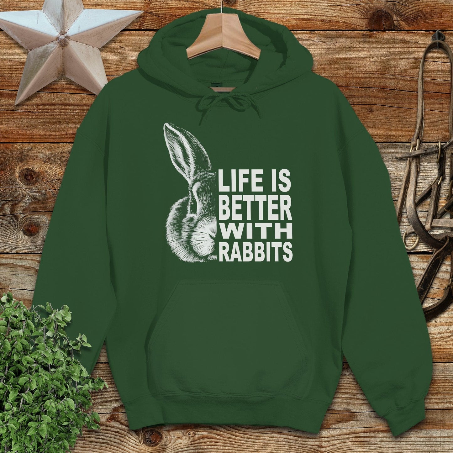 Life With Rabbits Hoodie