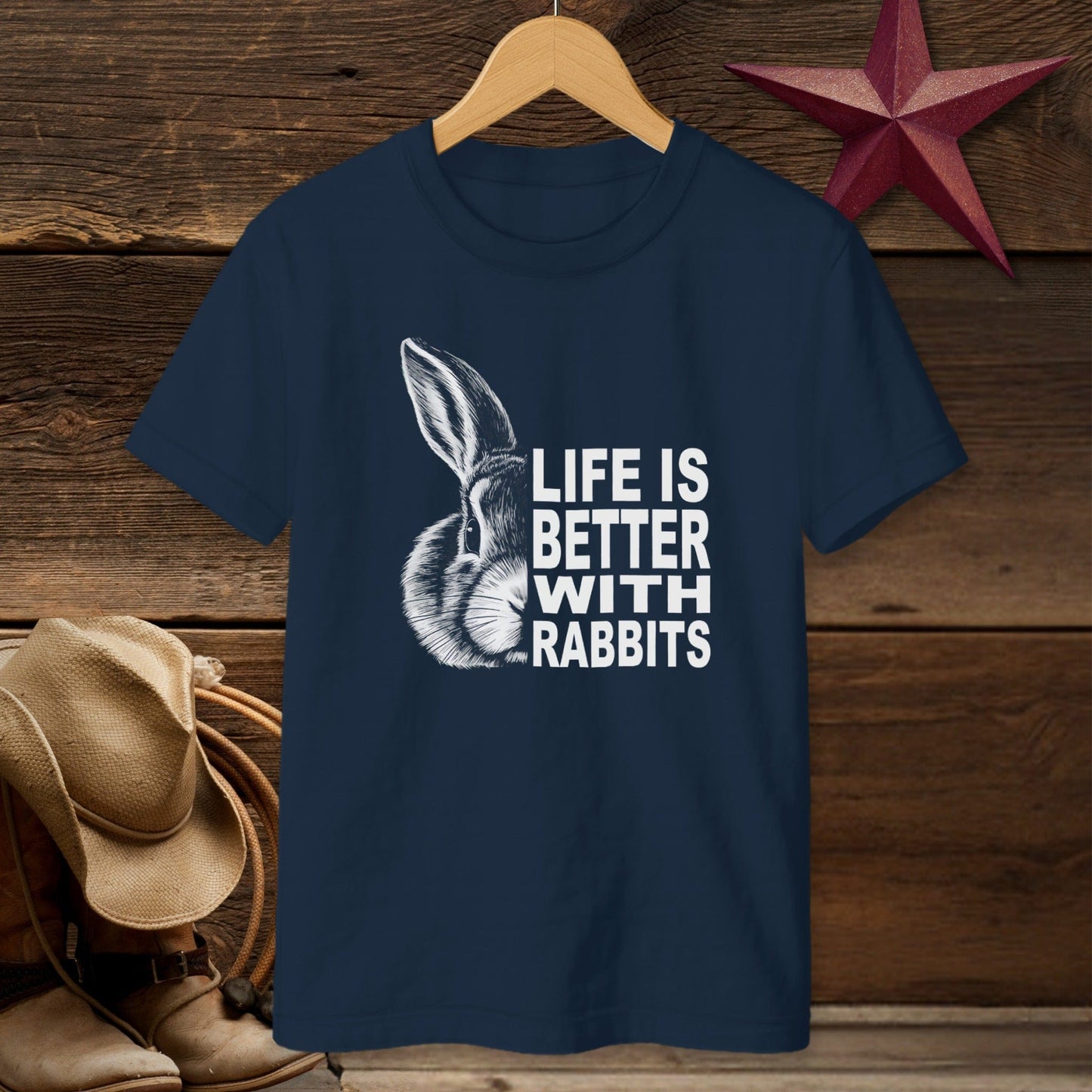 Life With Rabbits T-shirt (Youth)