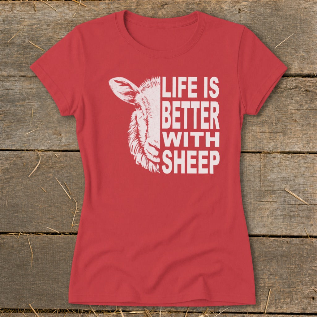 Life With Sheep Ladies Tee