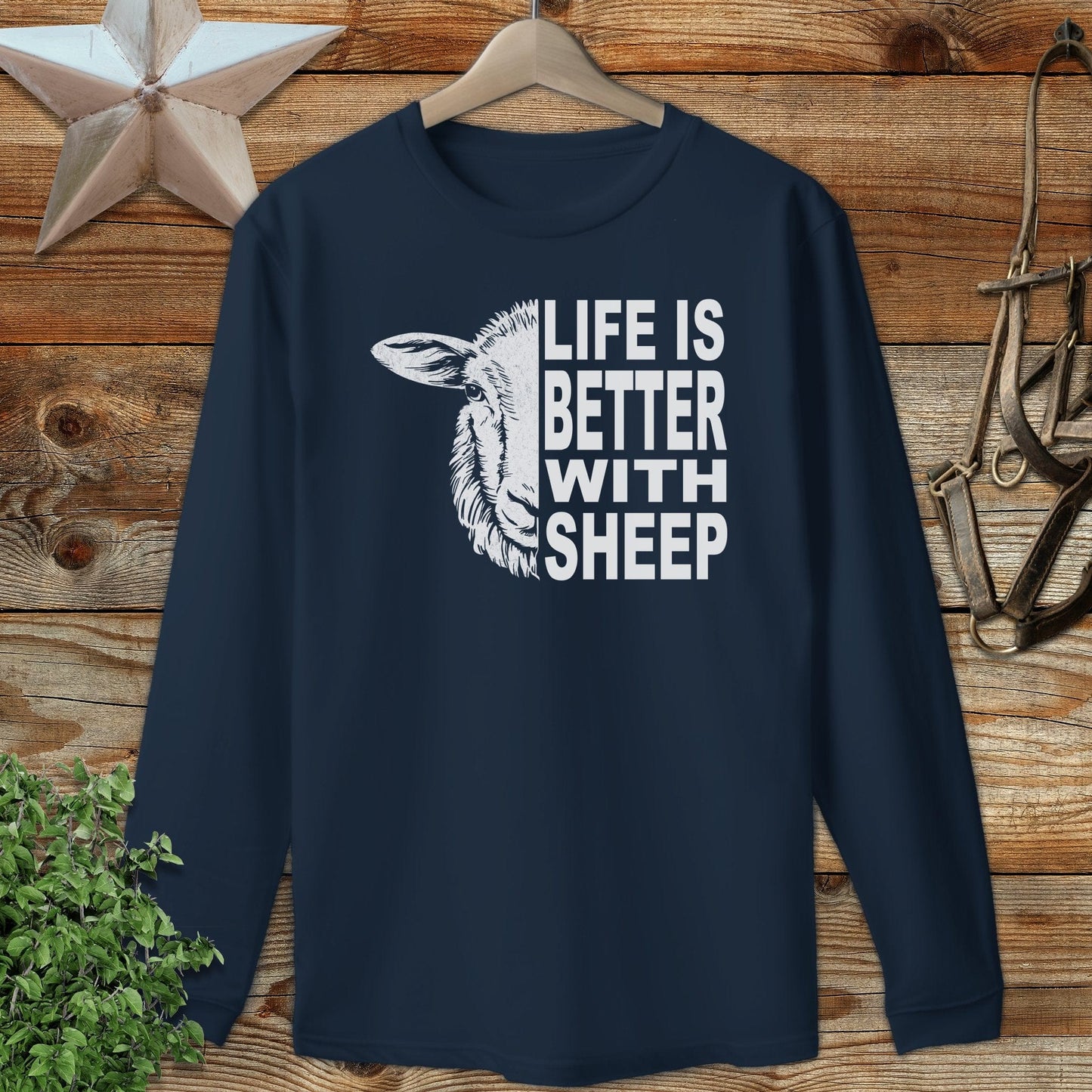 Life With Sheep Long Sleeve Tee