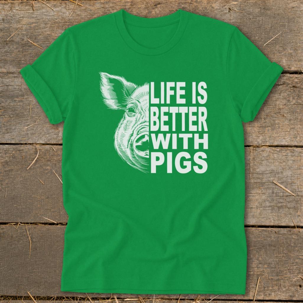 Life with Pigs Softstyle Tee