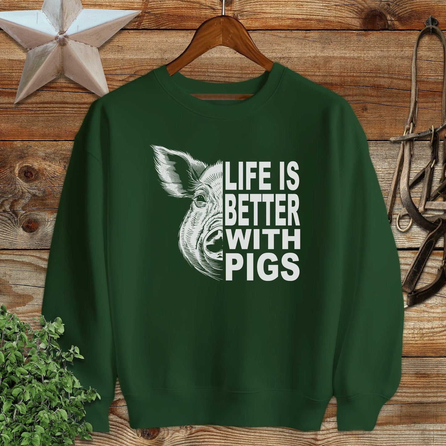 Life with Pigs Sweatshirt