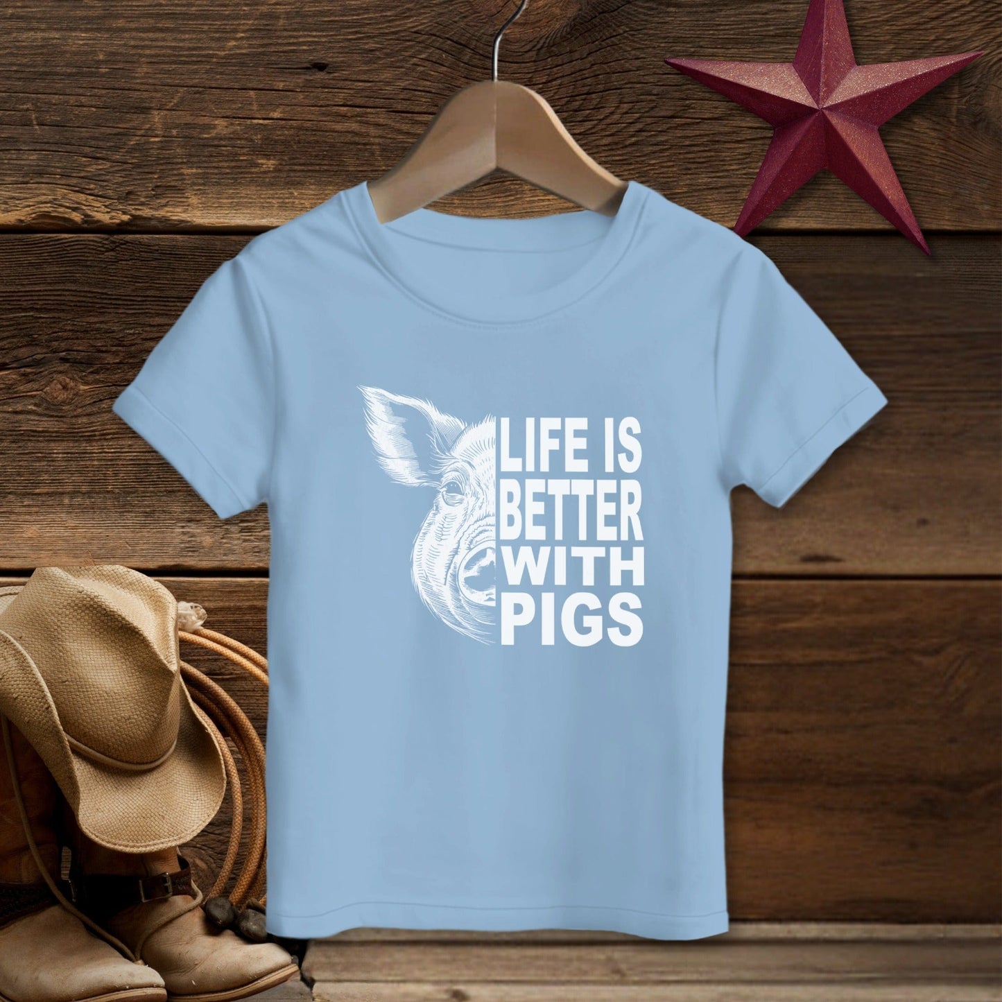 Life with Pigs T-shirt (Toddler)