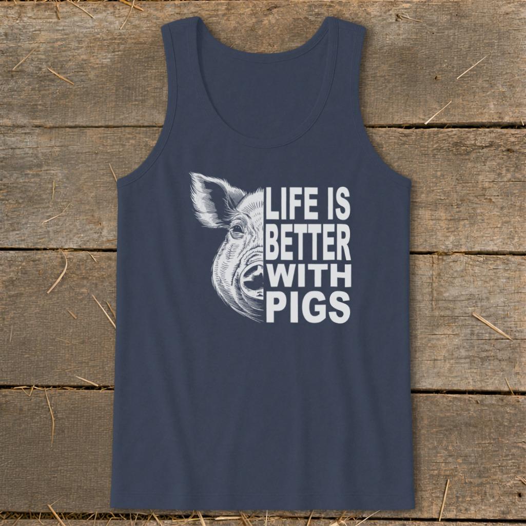 Life with Pigs Tank Top