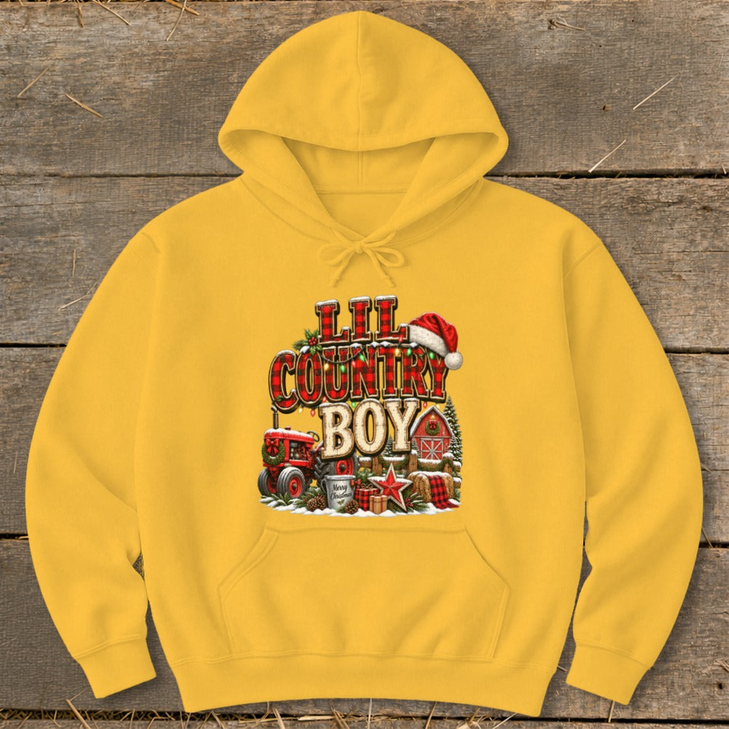 Lil Country Boy Christmas Infant Hoodie