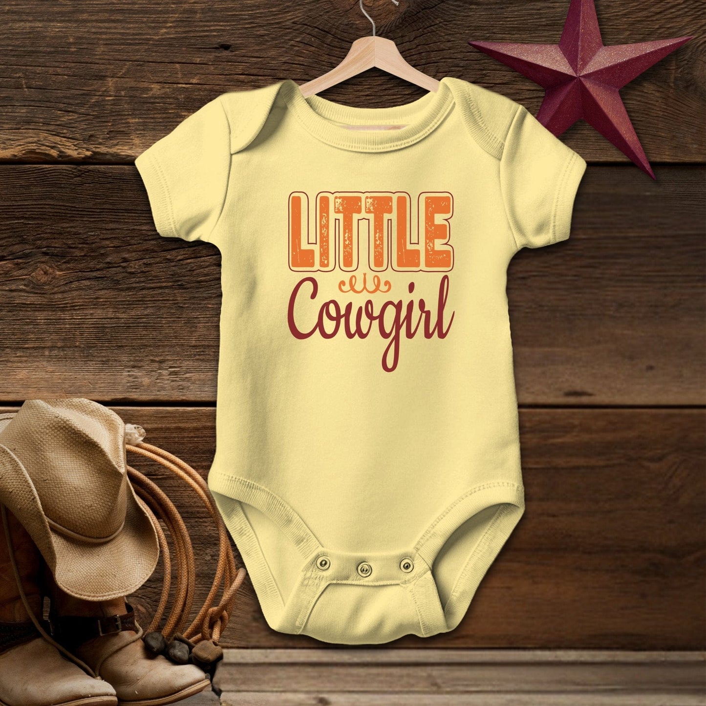 Little Cowgirl Baby Bodysuit