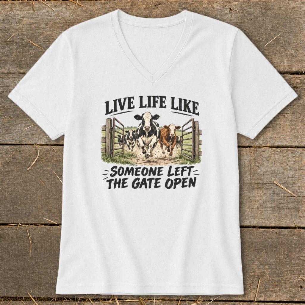 Live Life Like V-neck