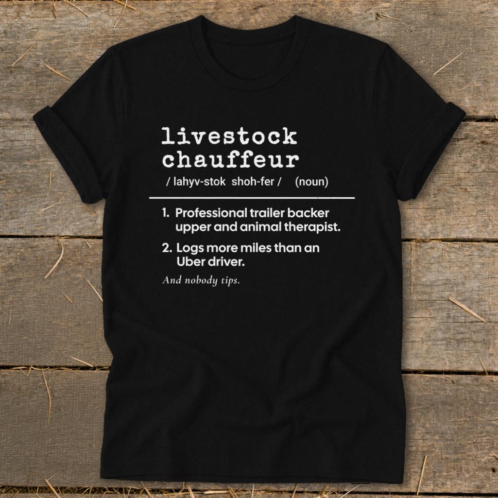 Livestock Chauffeur Definition Softstyle Tee