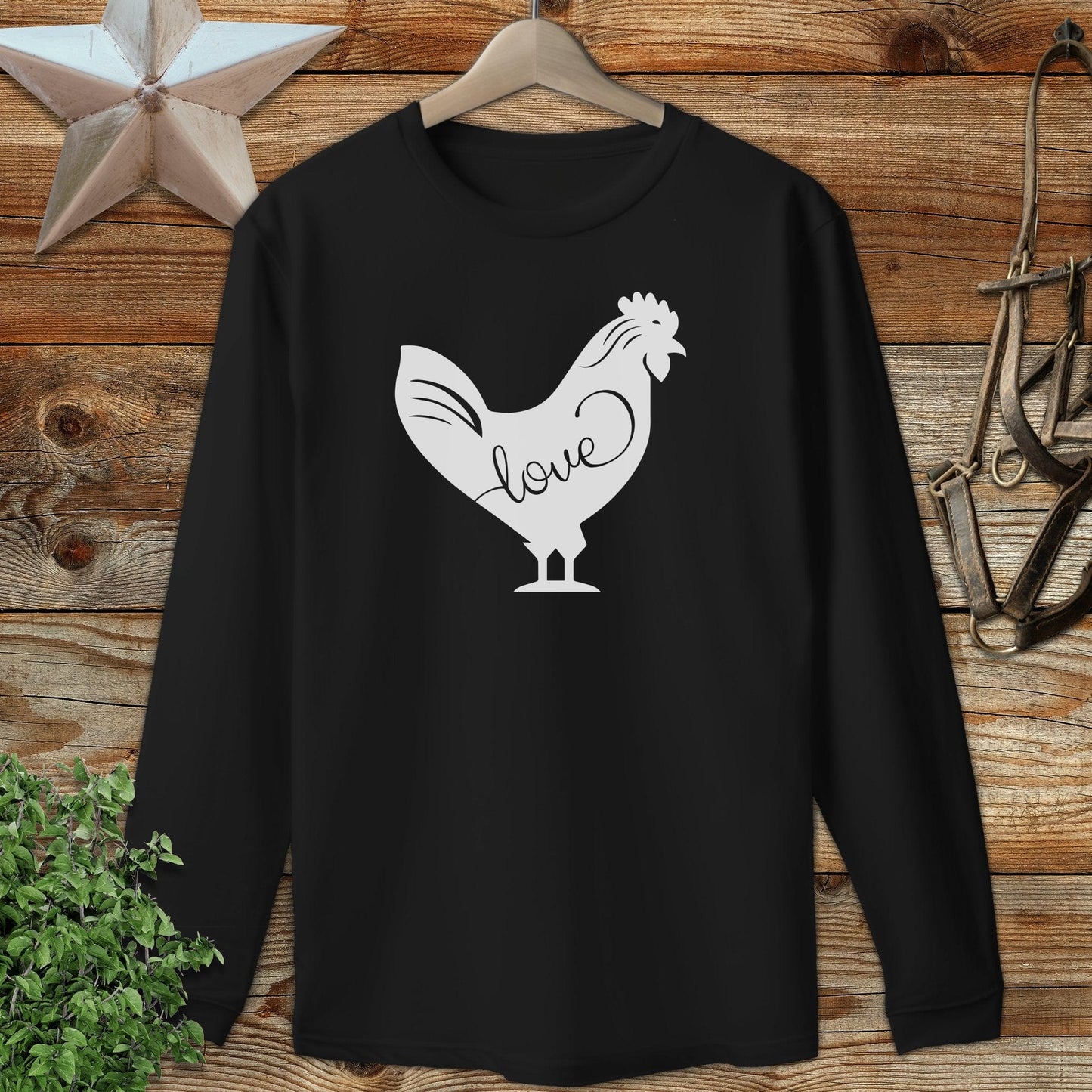 Love Chicken Long Sleeve Tee