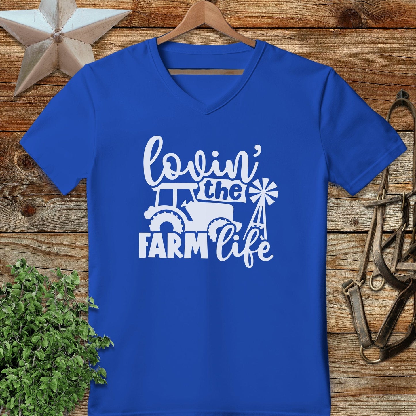 Lovin Farm Life V-neck