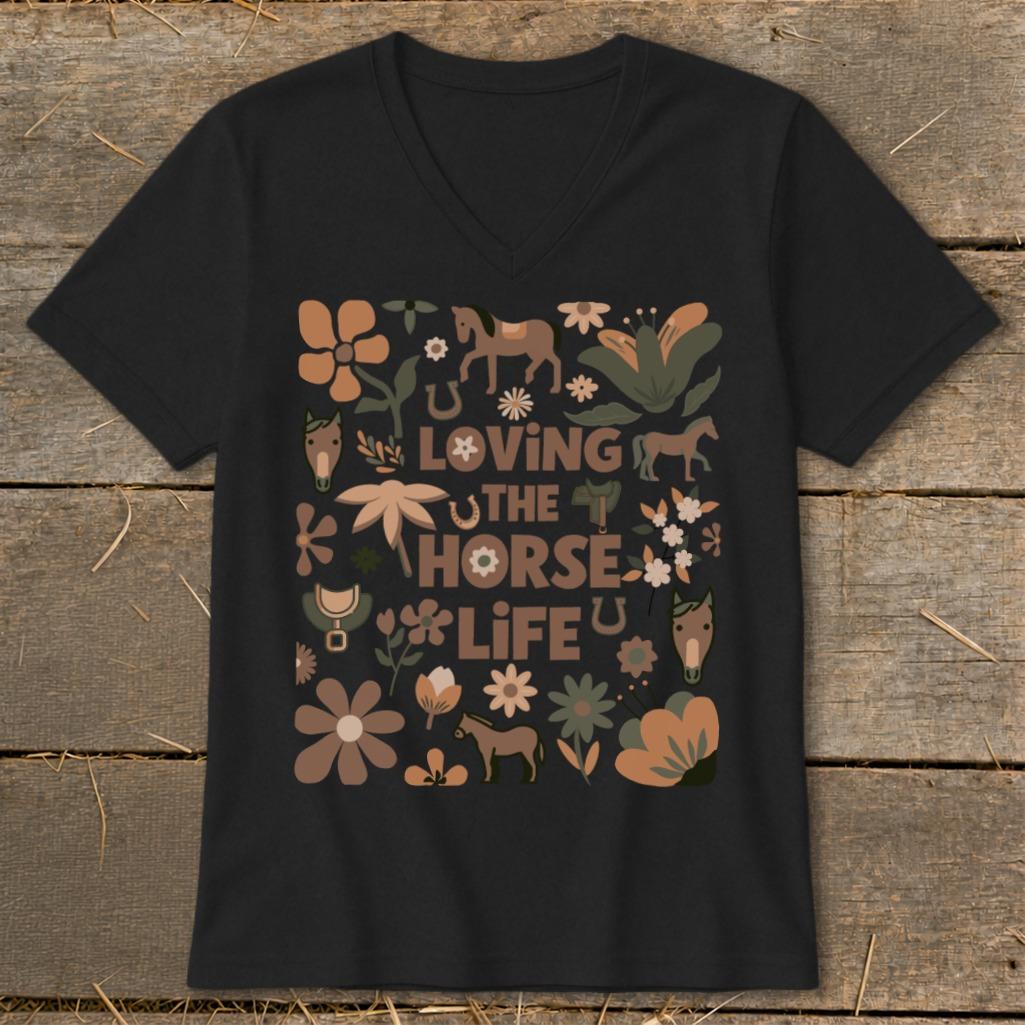 Loving the Horse Life V-neck