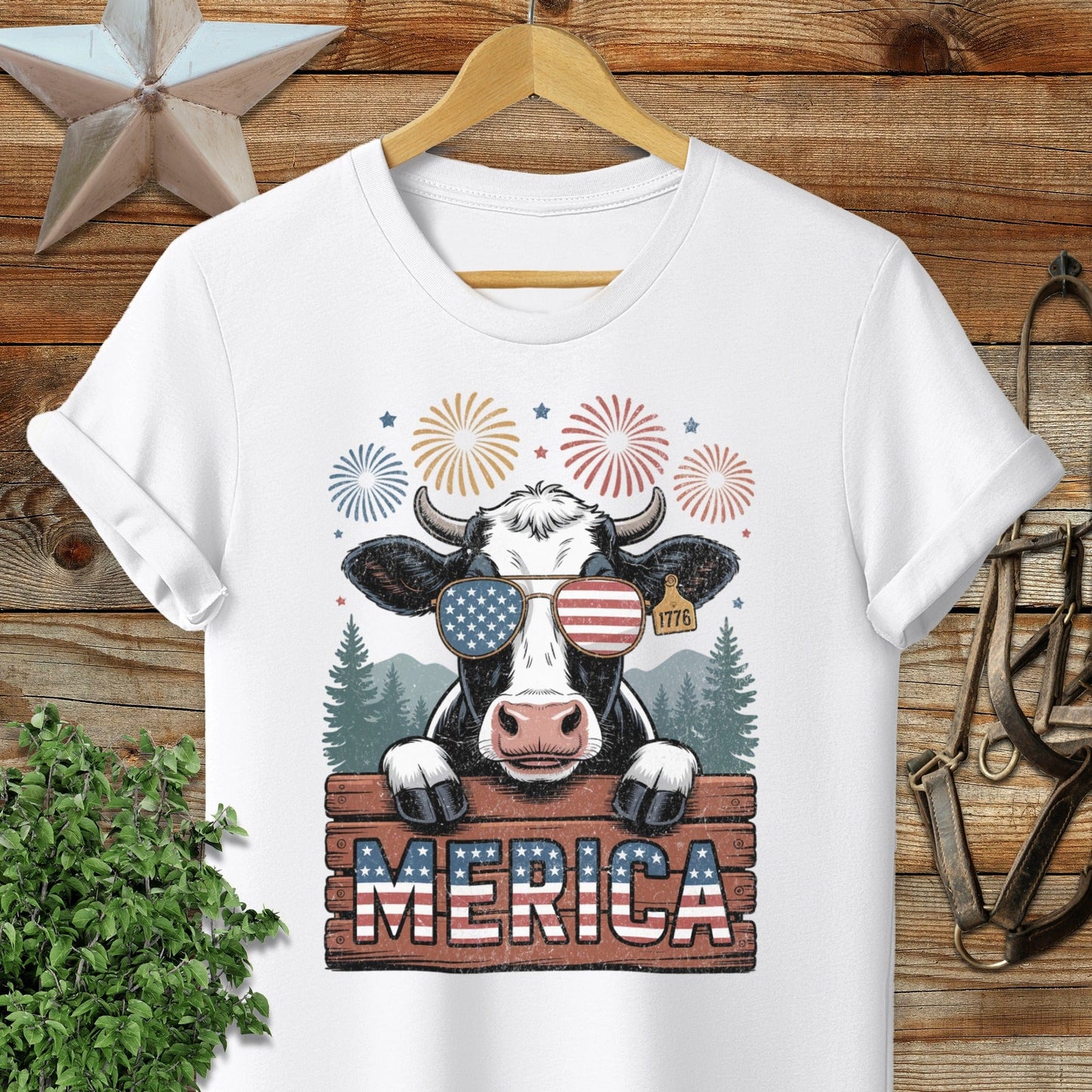 Merica Cow T-shirt