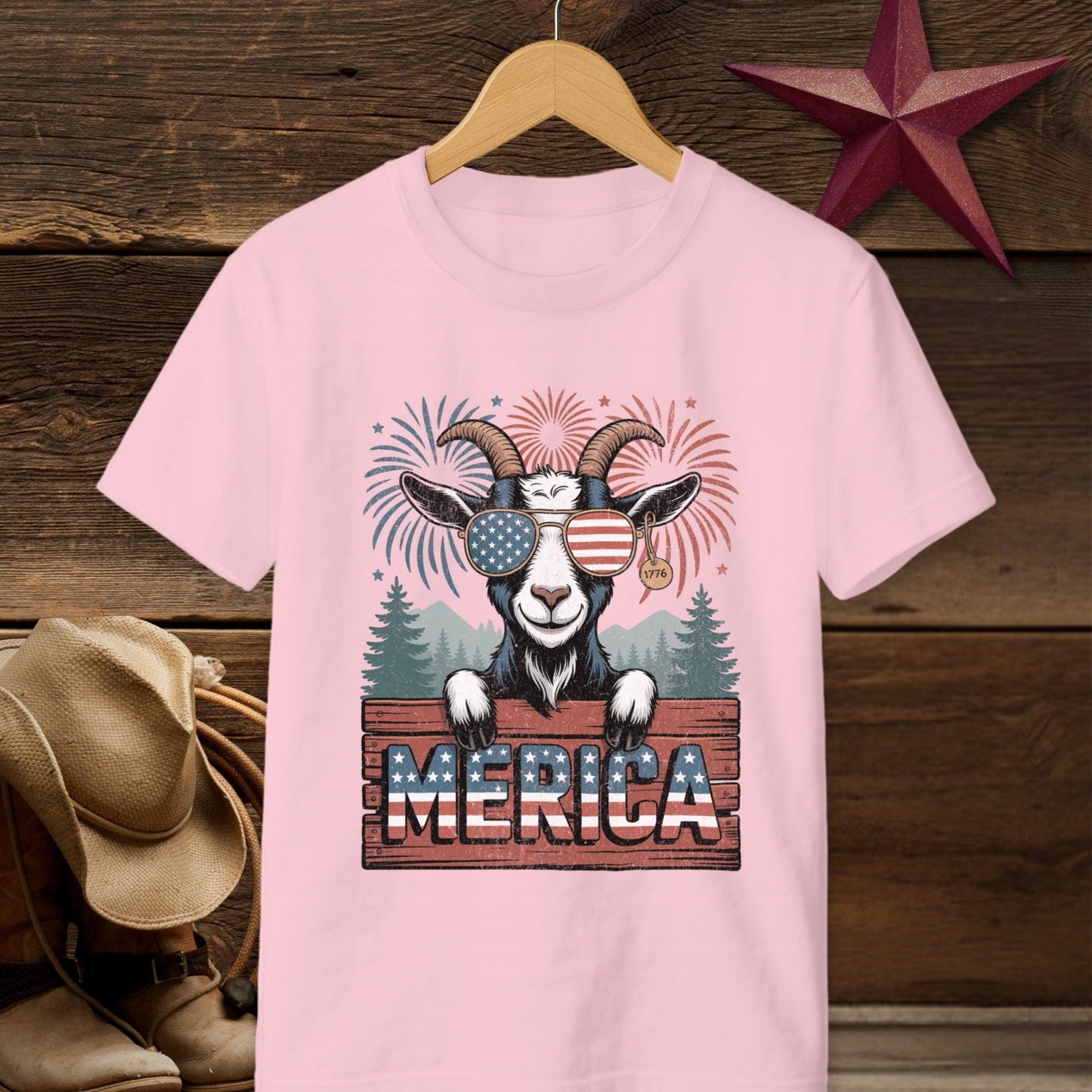 Merica Goat T-shirt (Youth)