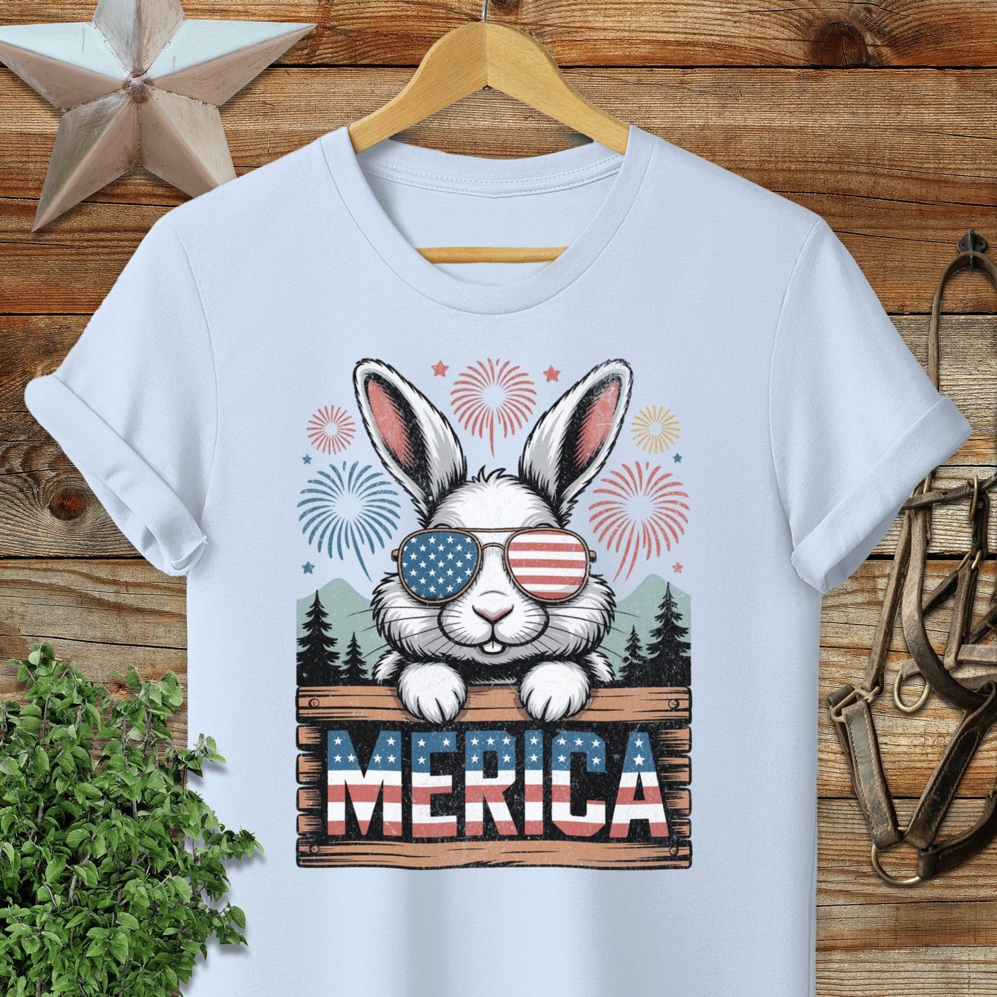 Merica Rabbit T-shirt