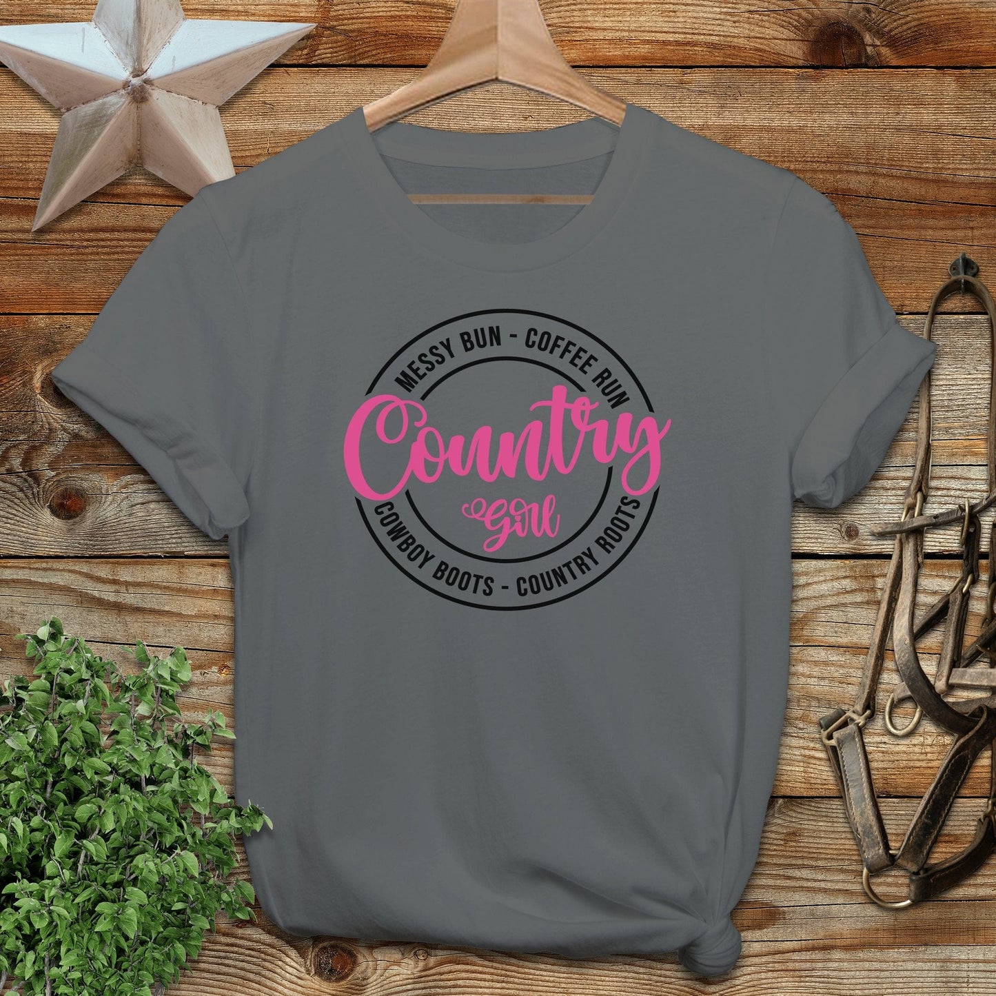 Messy Bun Coffee Run T-shirt