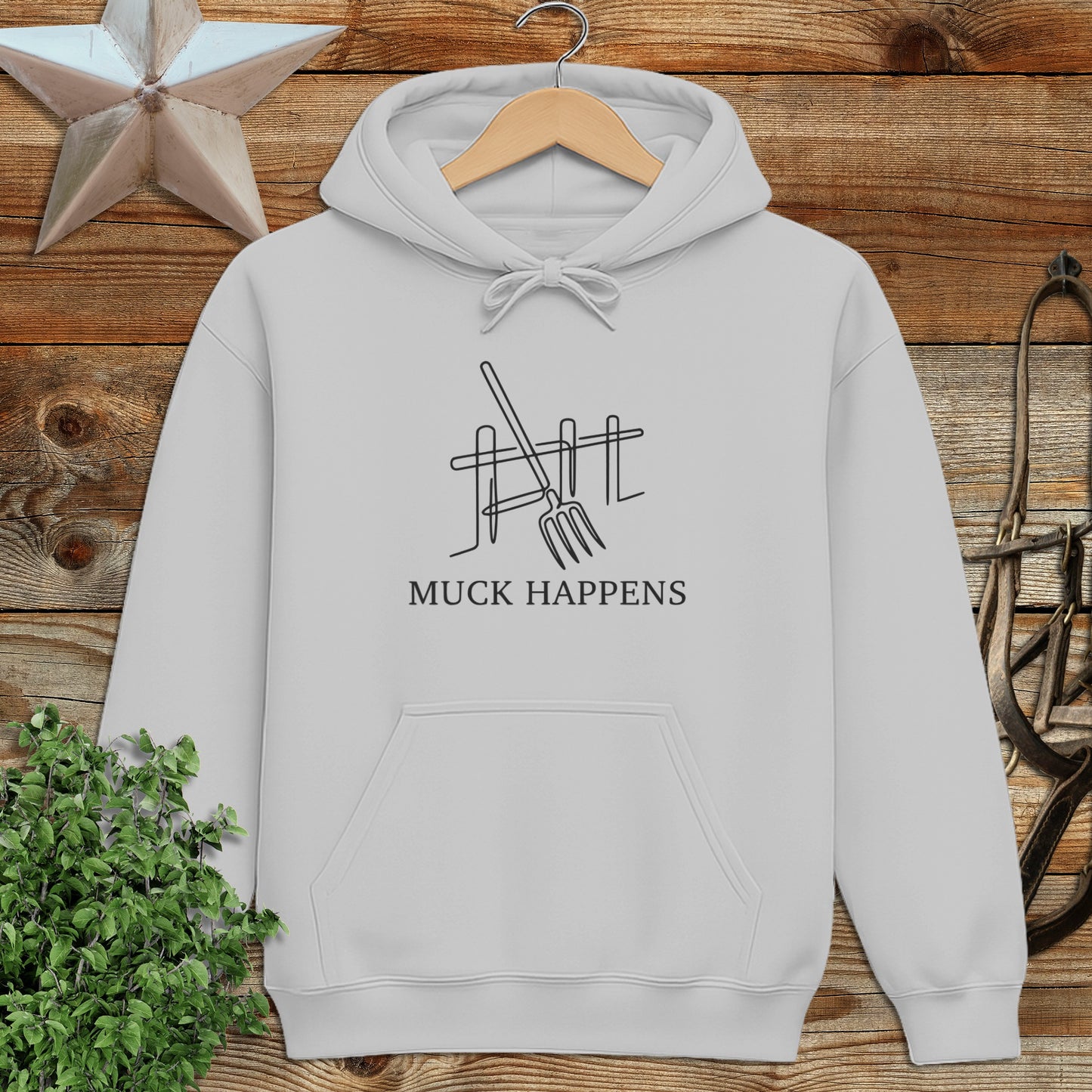 Muck Happens Art Hoodie