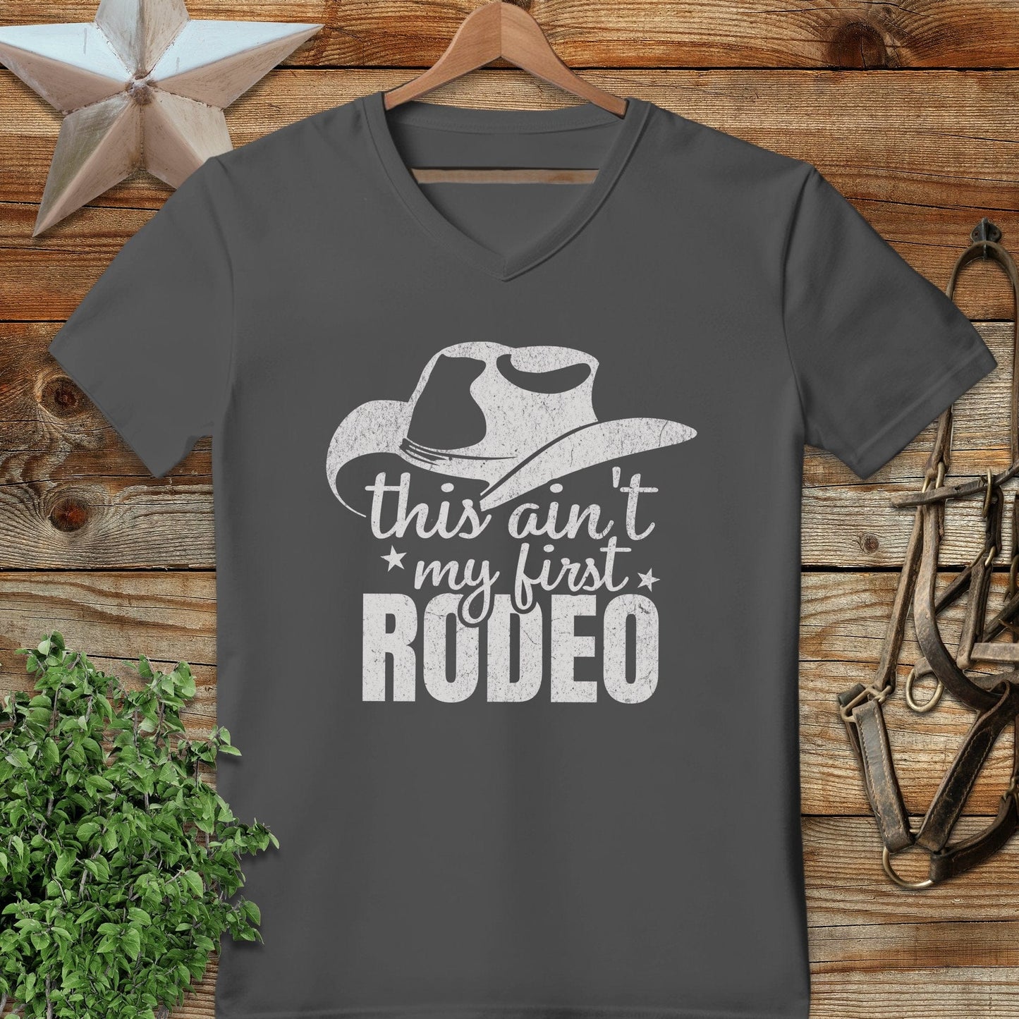 My First Rodeo V-neck