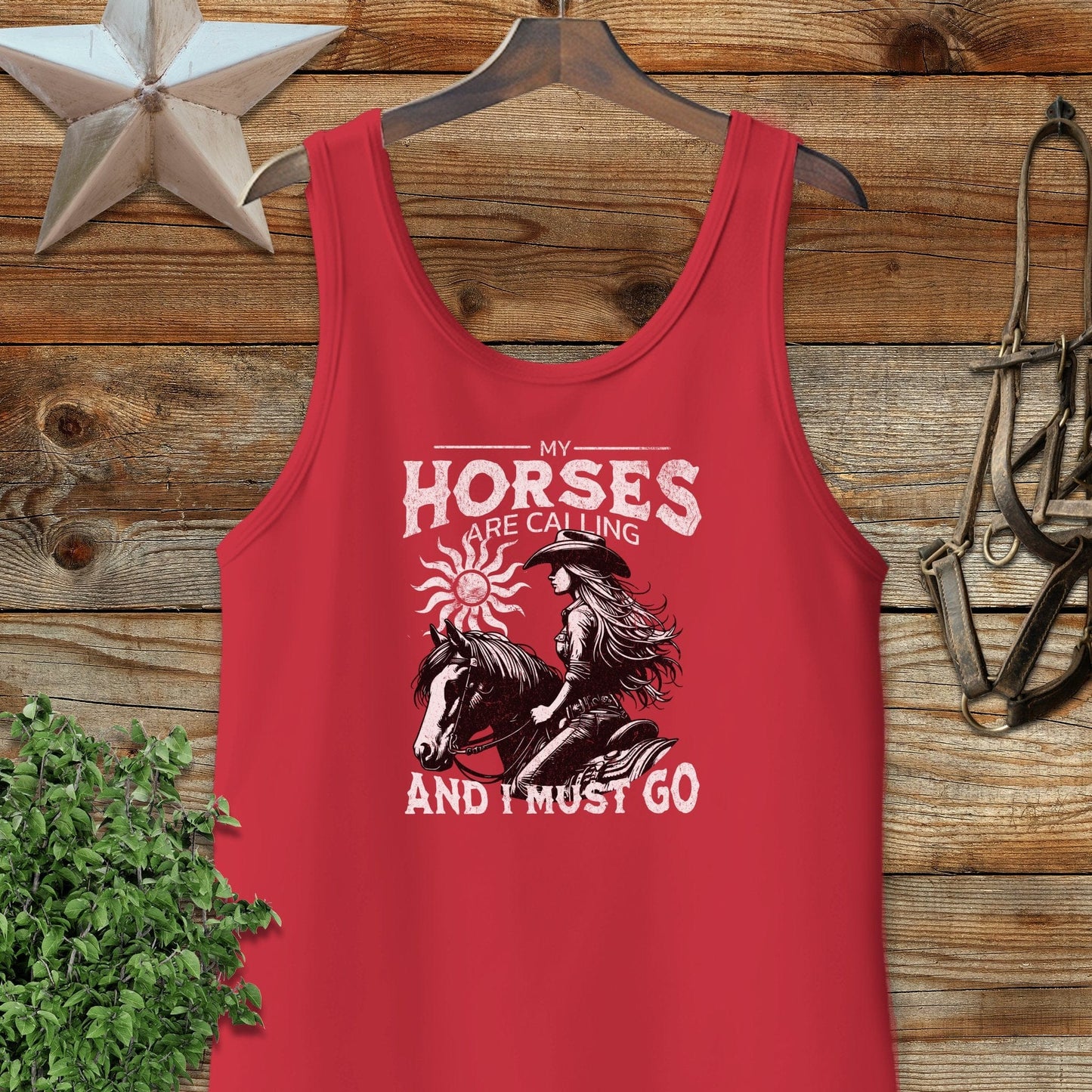 My Horses are Calling Tank Top