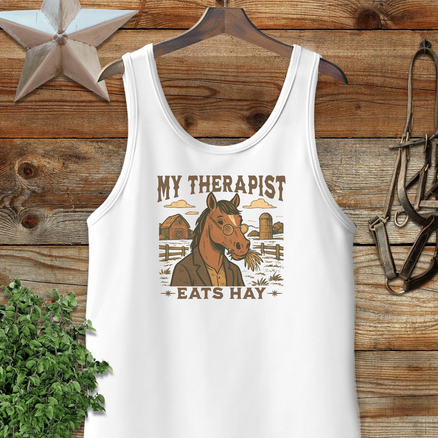 My Therapist Eats Hay Tank Top