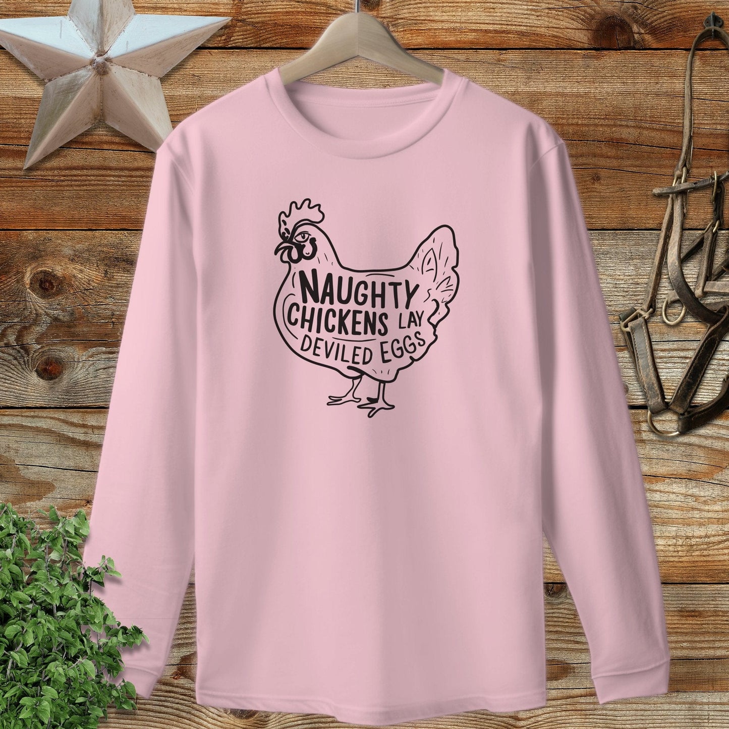 Naughty Chickens Long Sleeve Tee