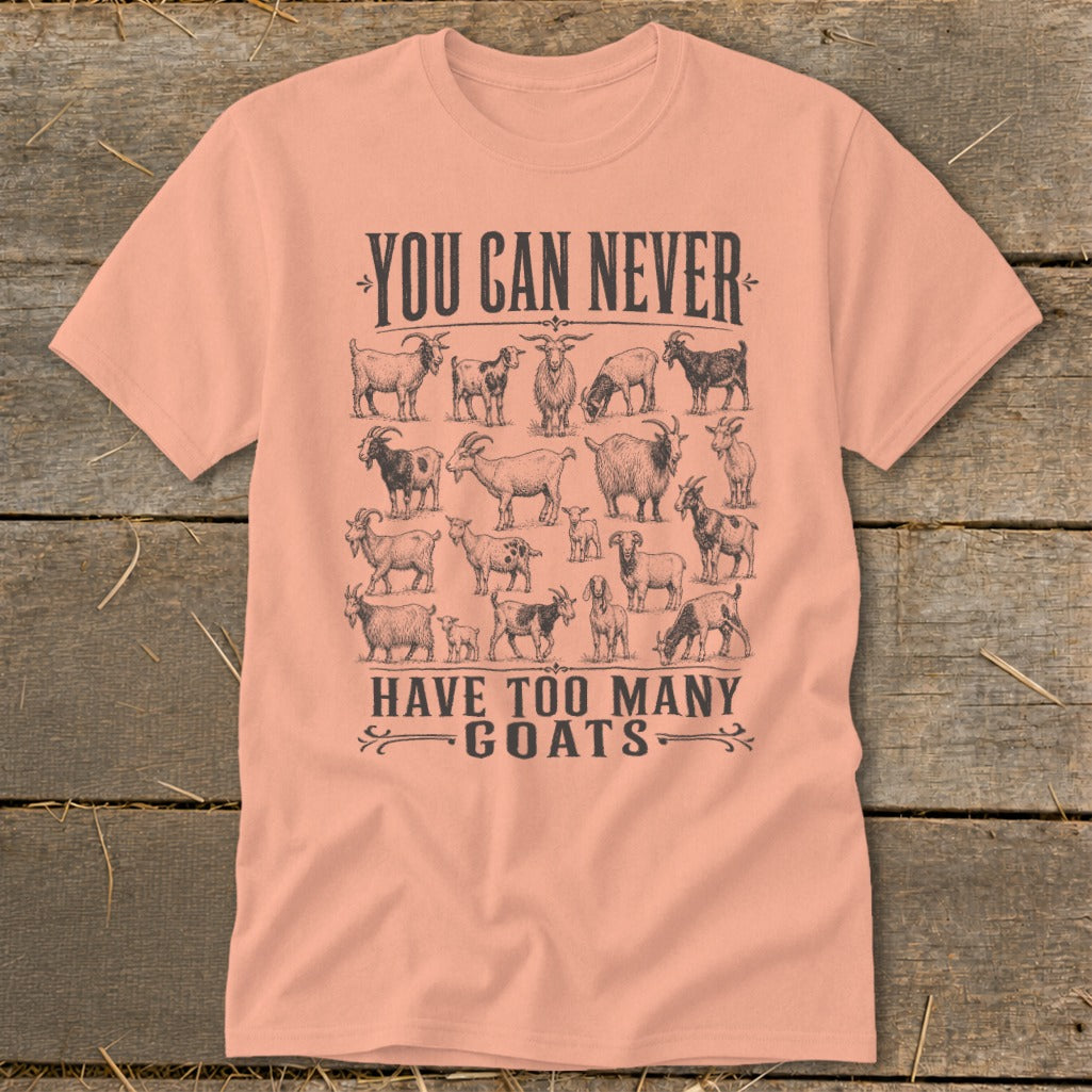 Never Too Many Goats Classic Tee