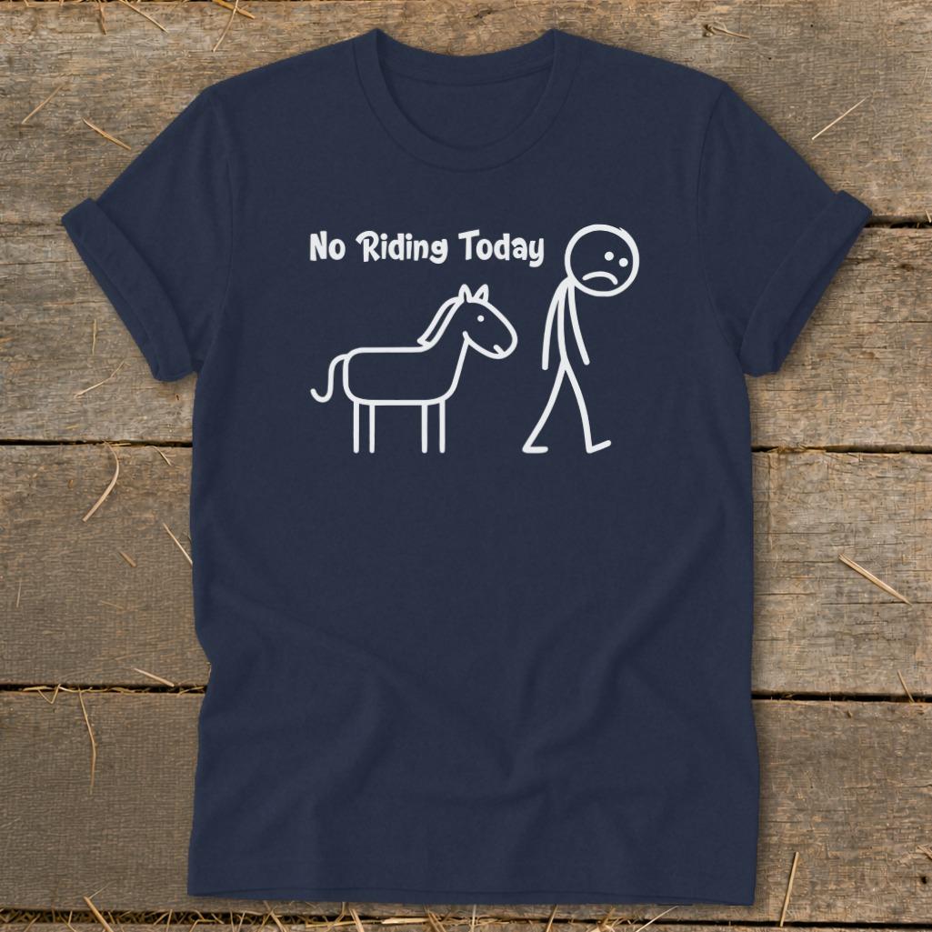 No Riding Today Softstyle Tee