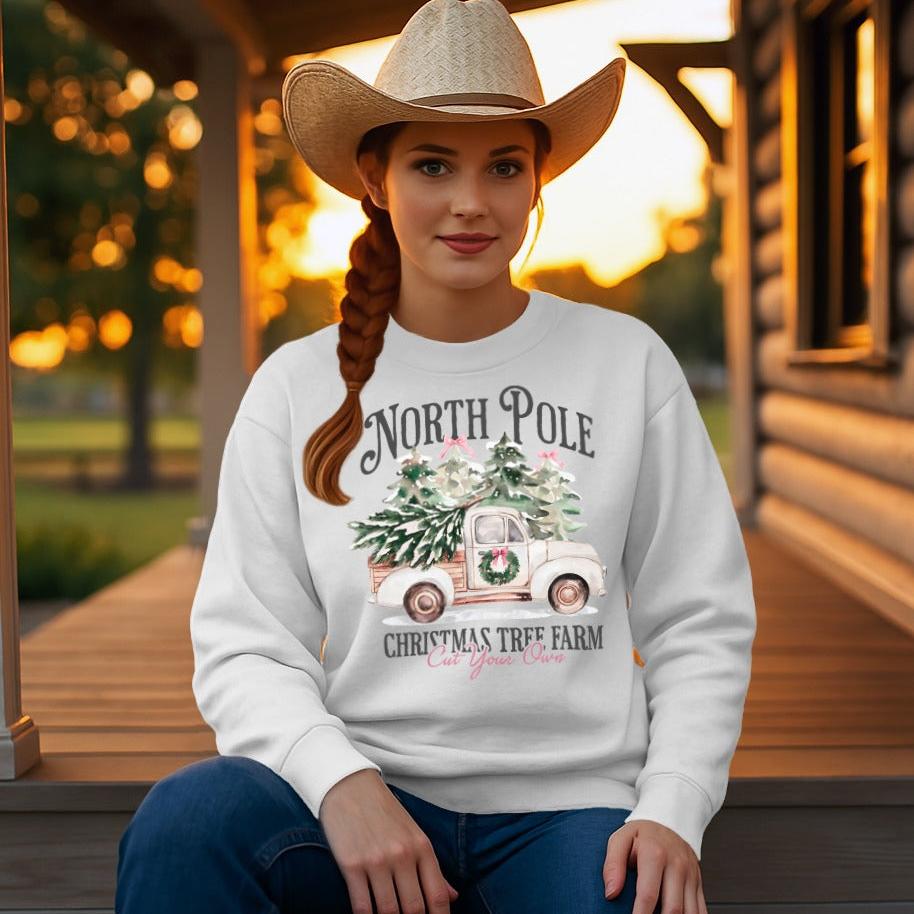 North Pole Tree Farm Sweatshirt