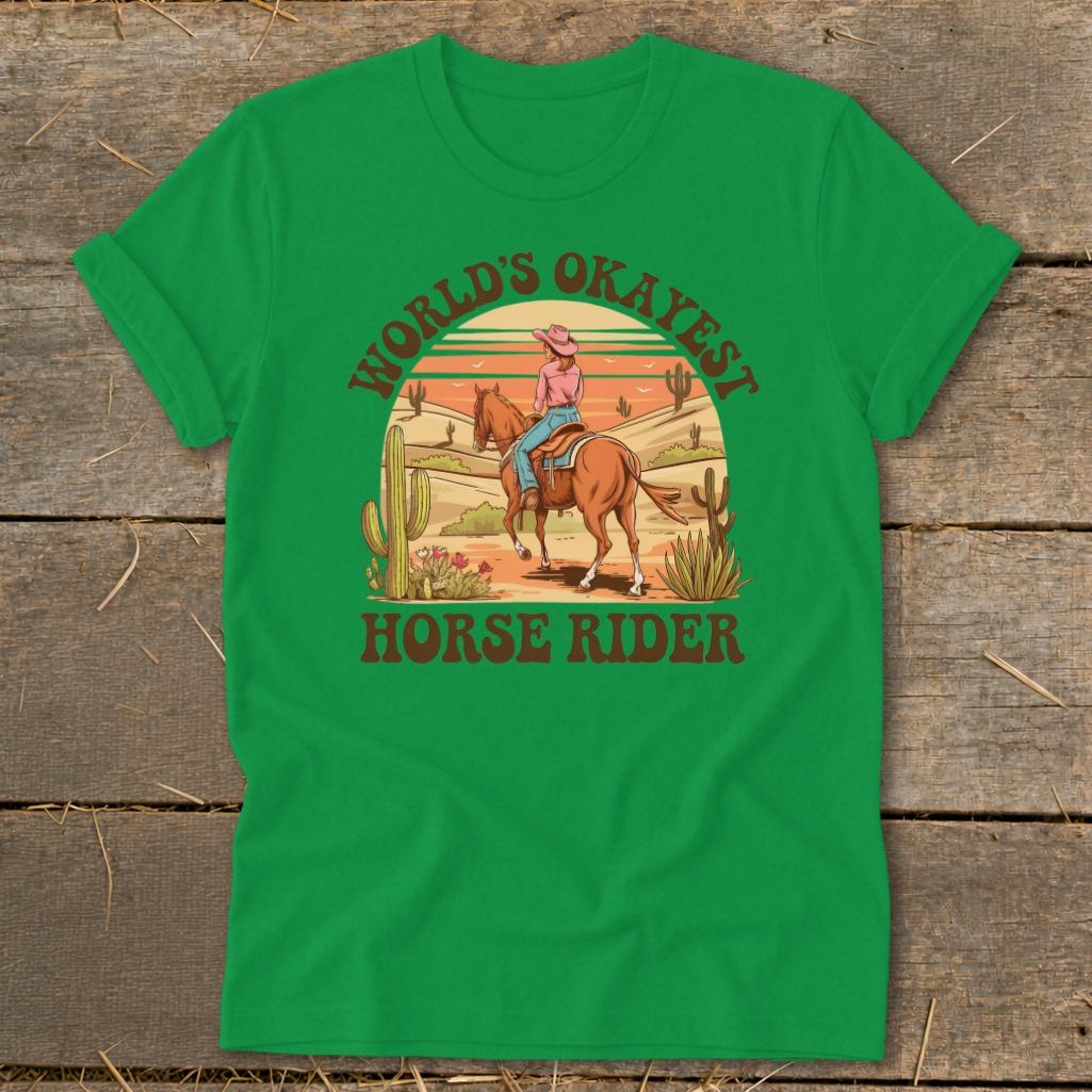 Okayest Horse Rider Softstyle Tee