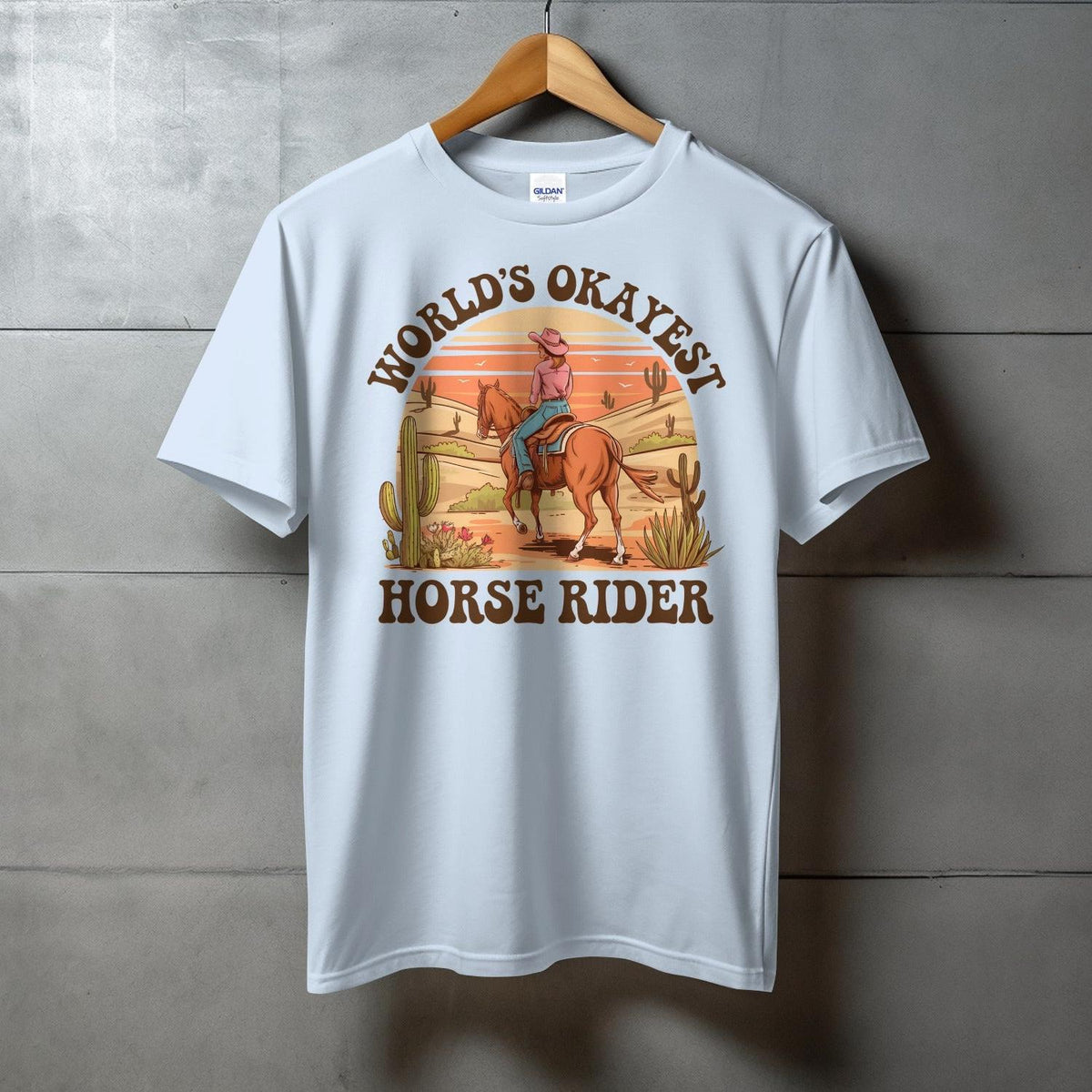 Okayest Horse Rider Softstyle Tee