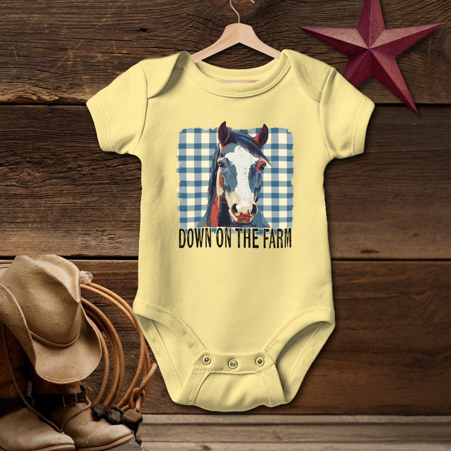 On The Farm Horse Bodysuit (Baby)