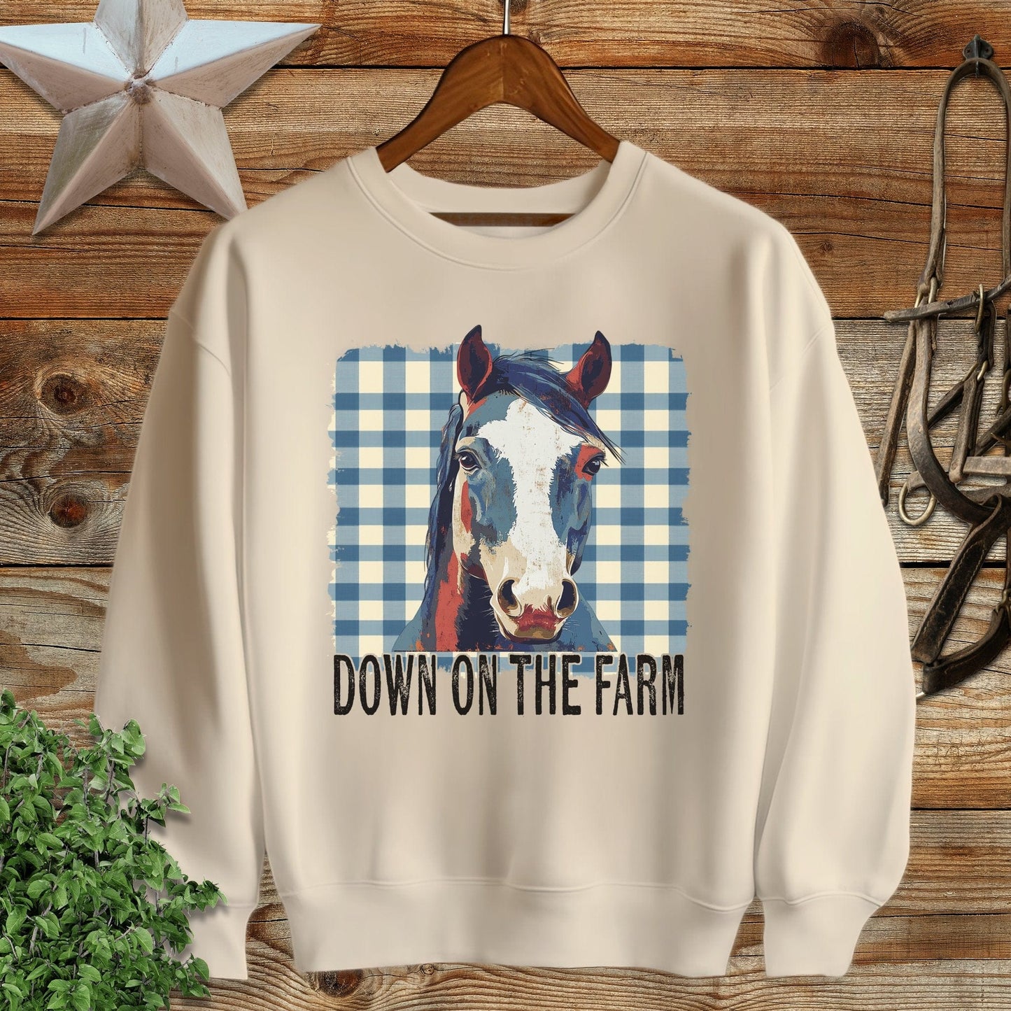 On The Farm Horse Sweatshirt
