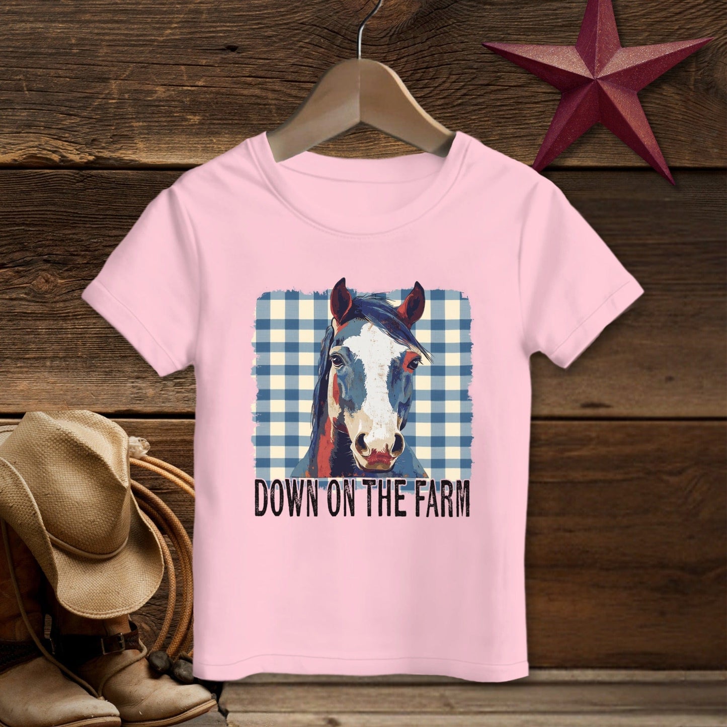 On The Farm Horse T-shirt (Toddler)
