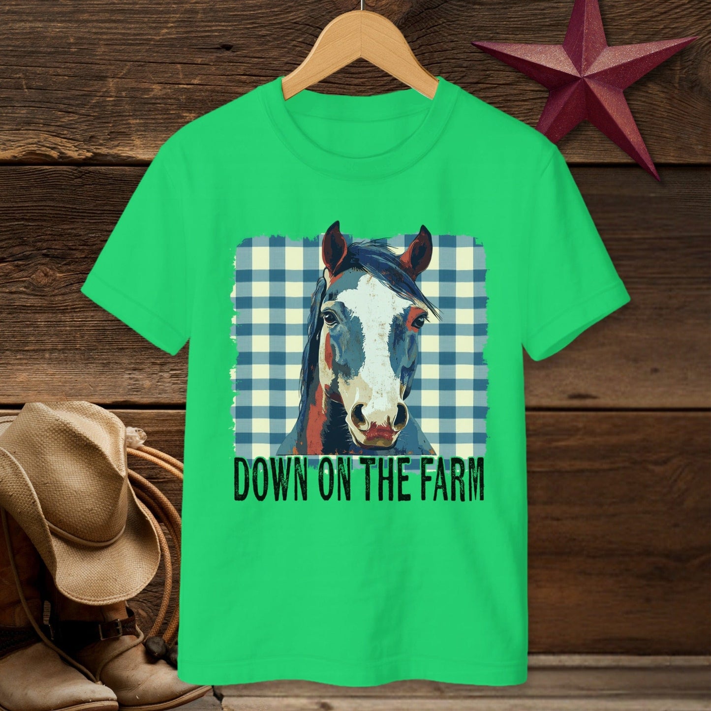On The Farm Horse T-shirt (Youth)