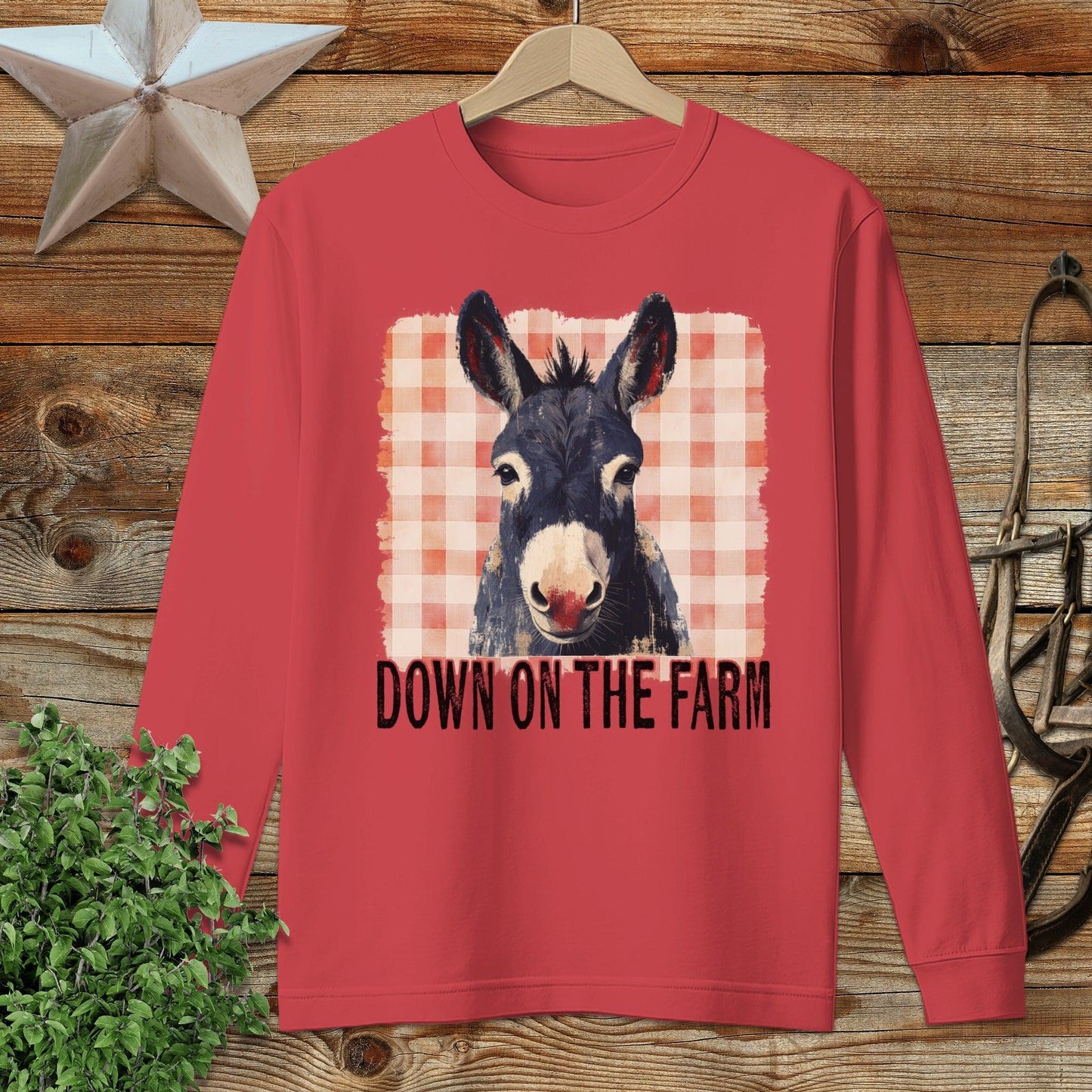 On The Farm Mule Long Sleeve Tee