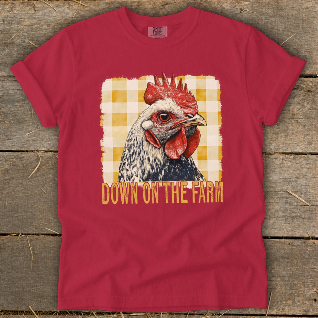 On the Farm Chicken Signature Tee