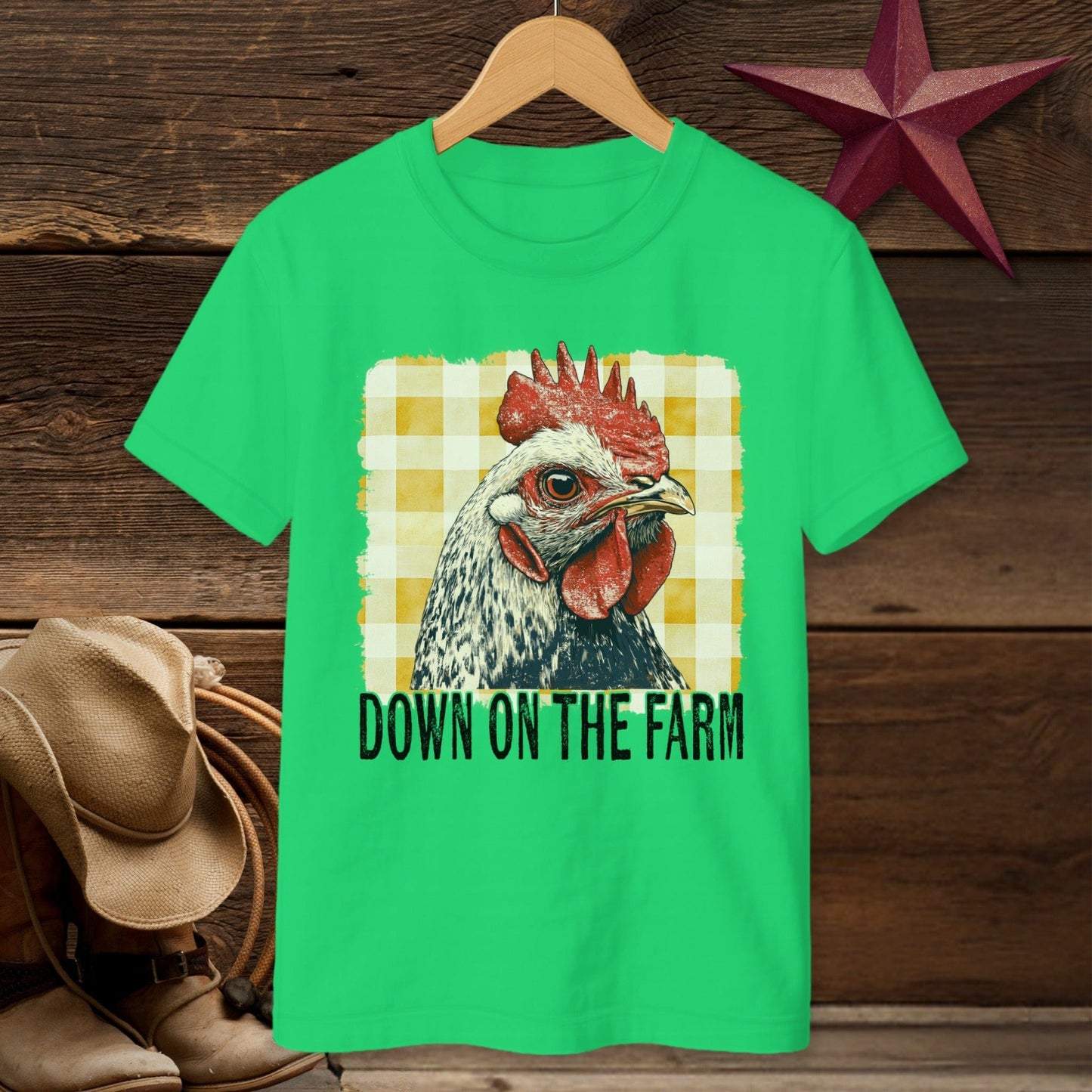 On the Farm Chicken T-shirt (Youth)